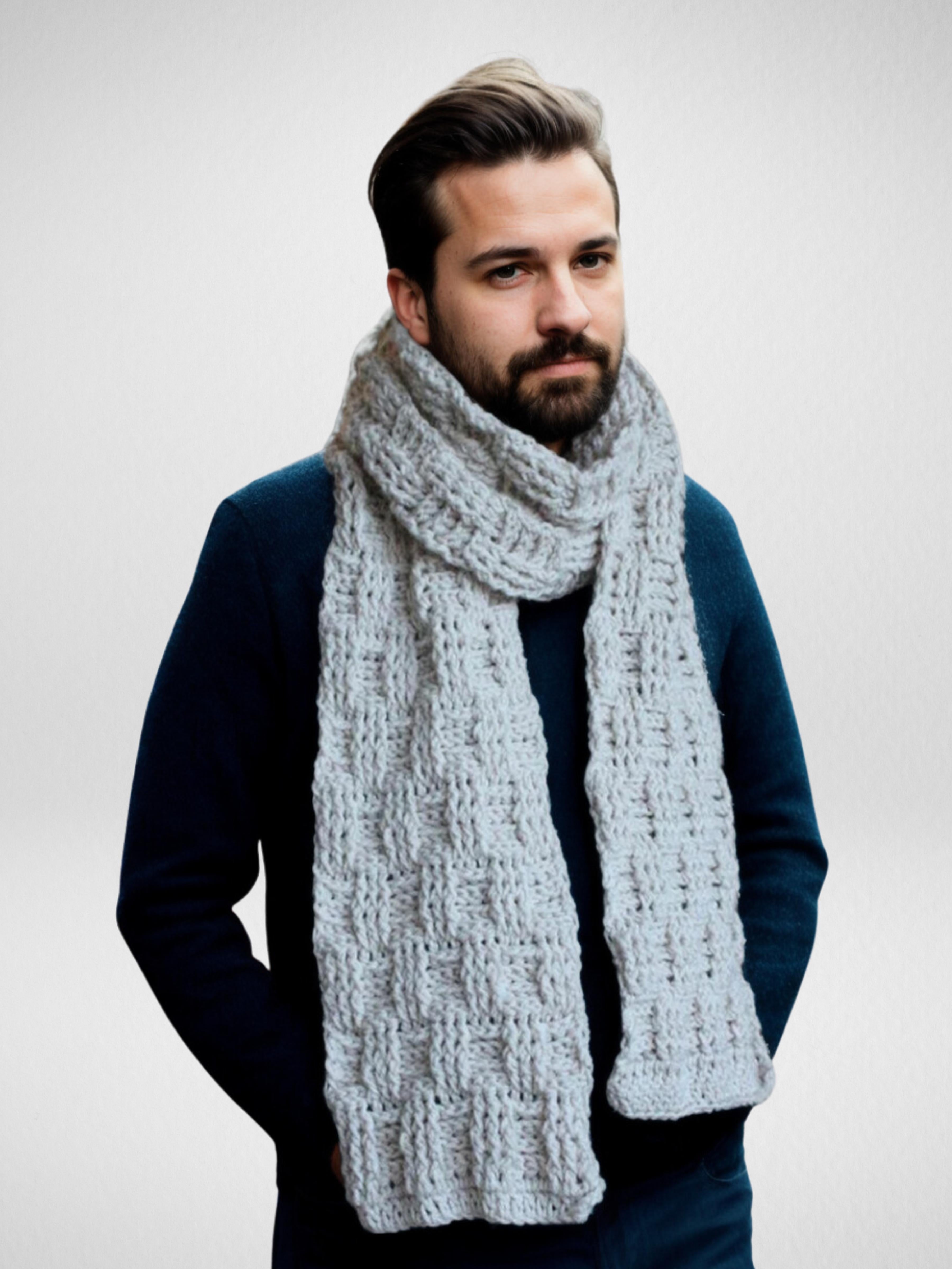 Bold Tricolor Tassel Scarf