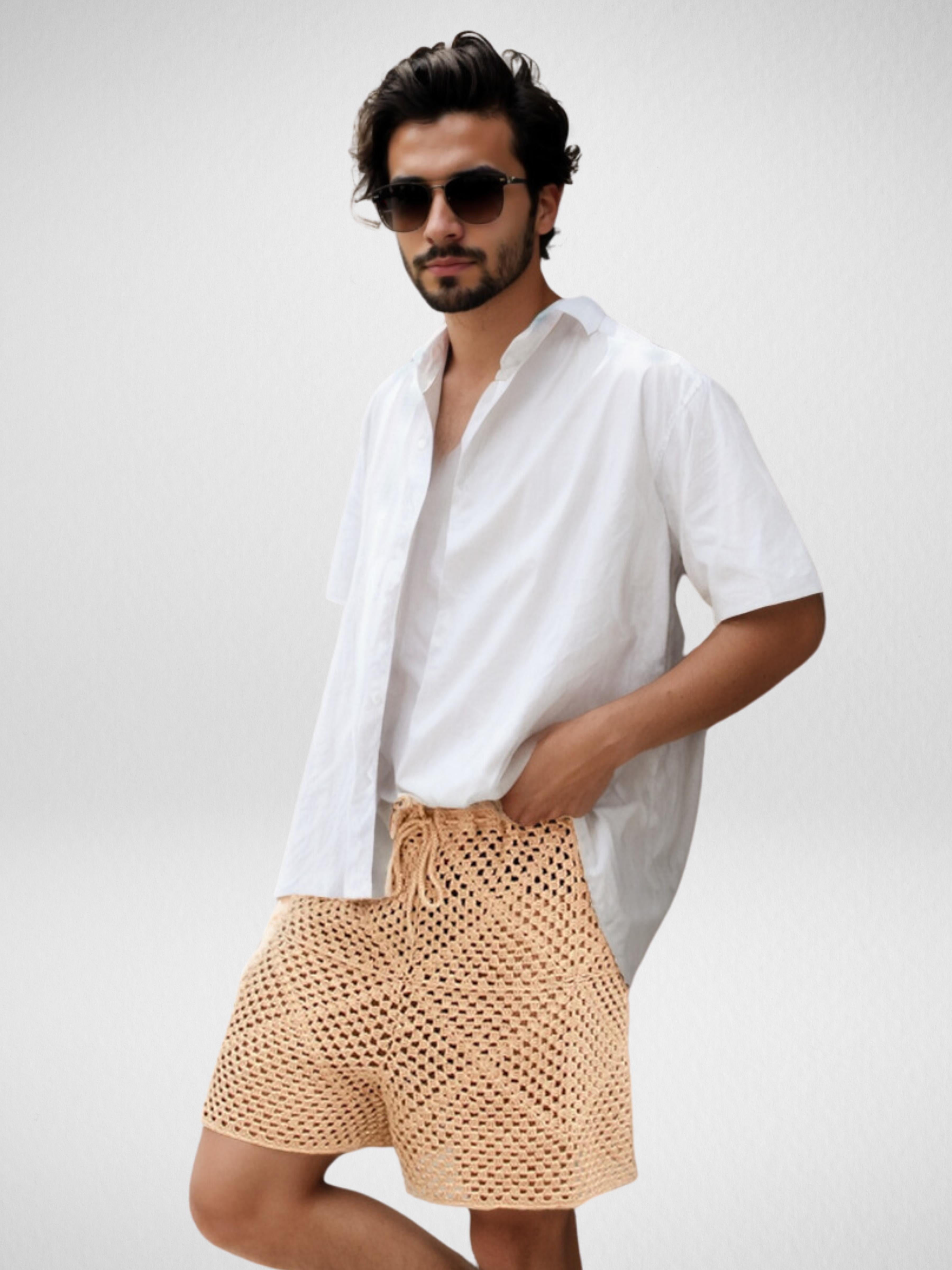 Sandstone Mesh Summer Shorts