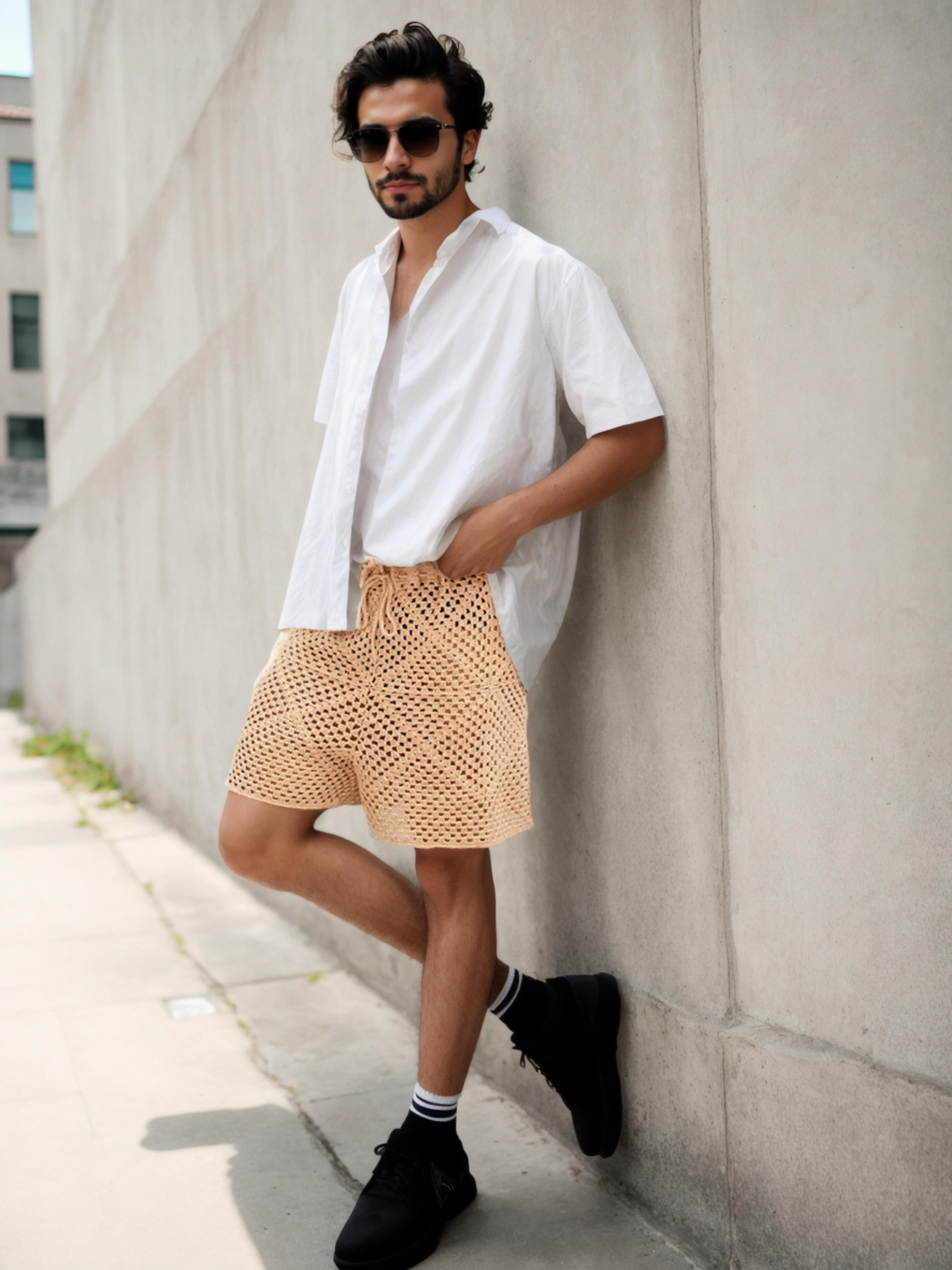 Sandstone Mesh Summer Shorts