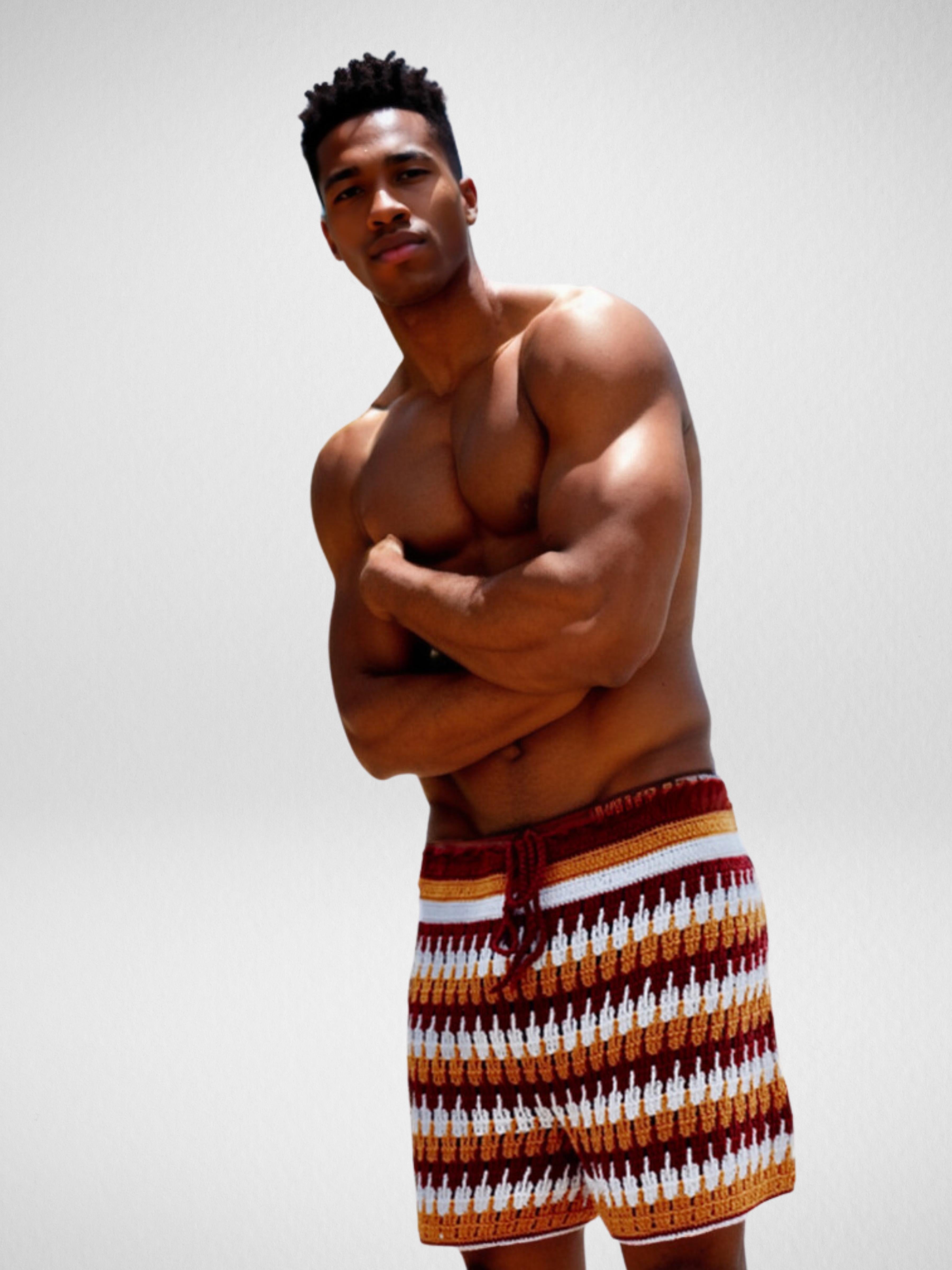 Amber Stripesd Shorts