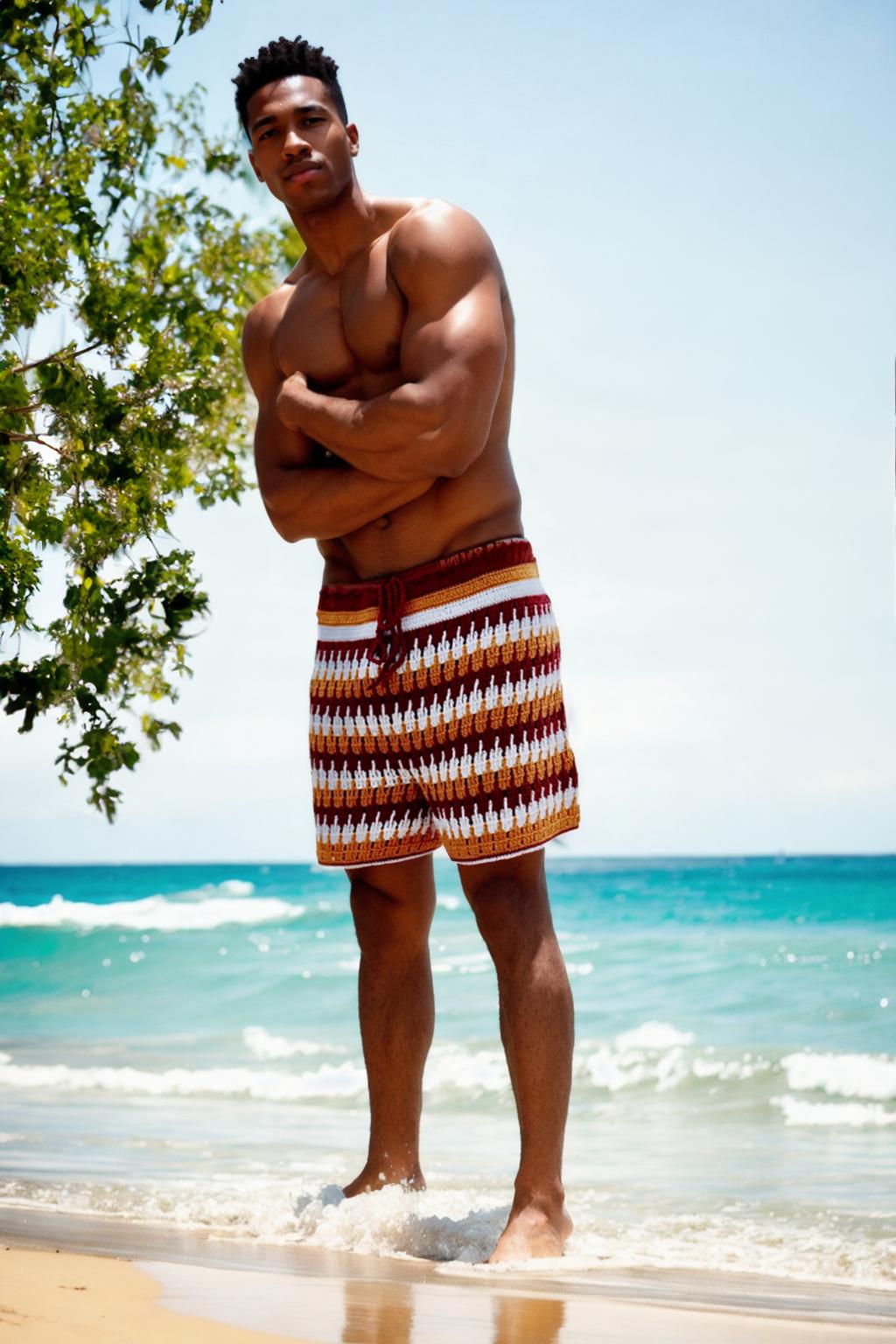 Amber Stripesd Shorts