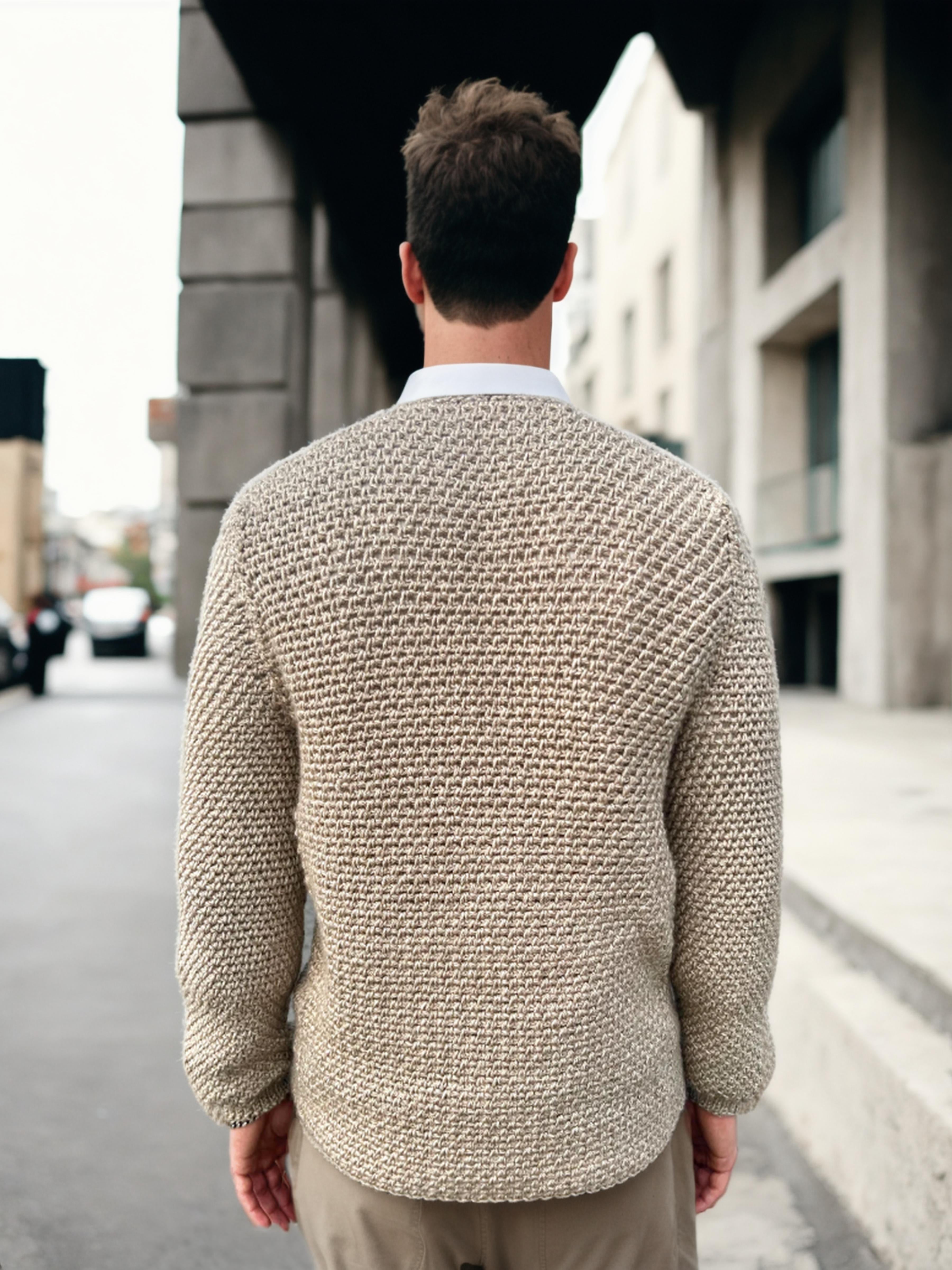 Handmade crochet Urban Chic Sweater by Mon Crochet