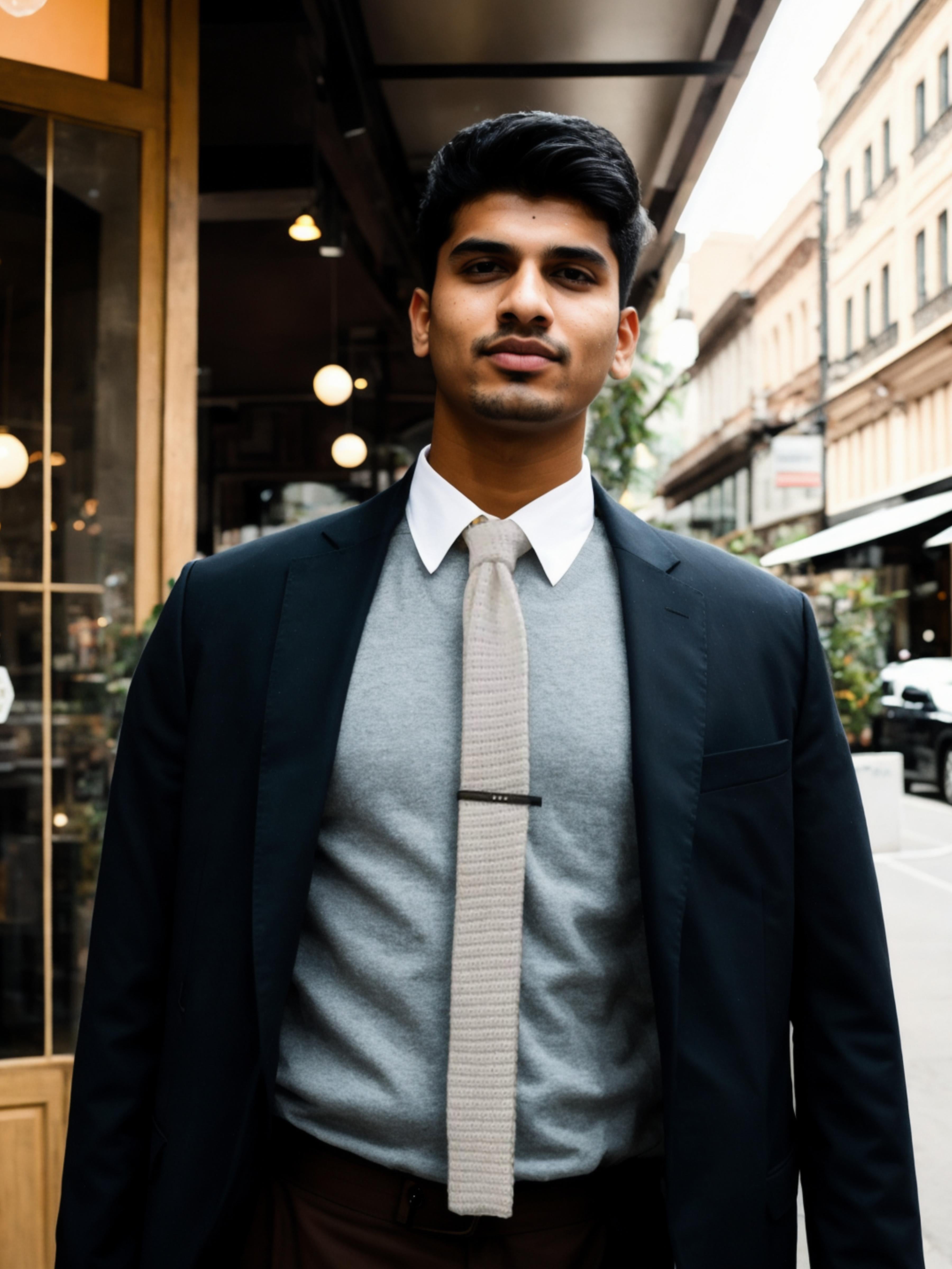 Sleek Golden Tie