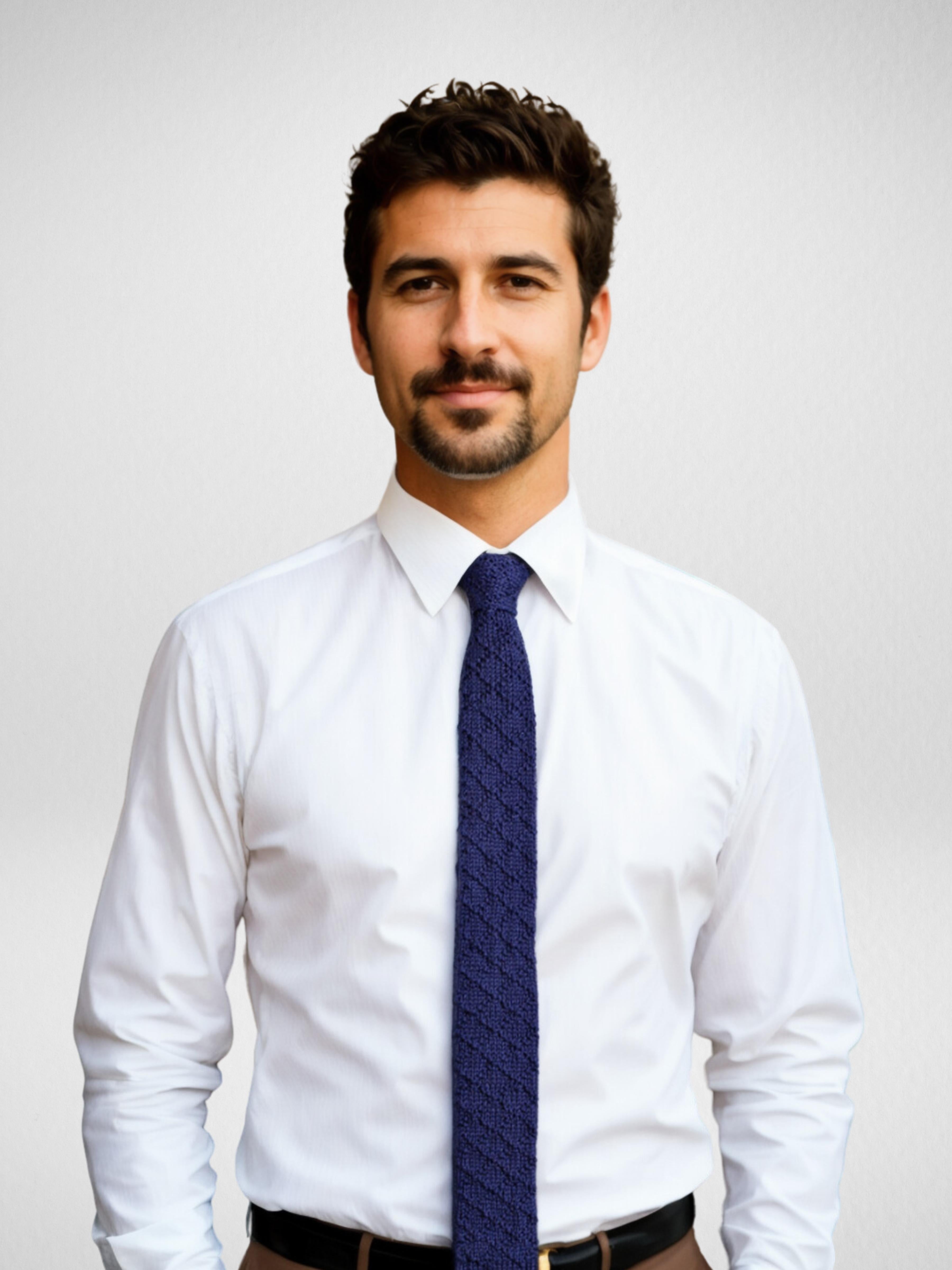 Indigo Weave Tie