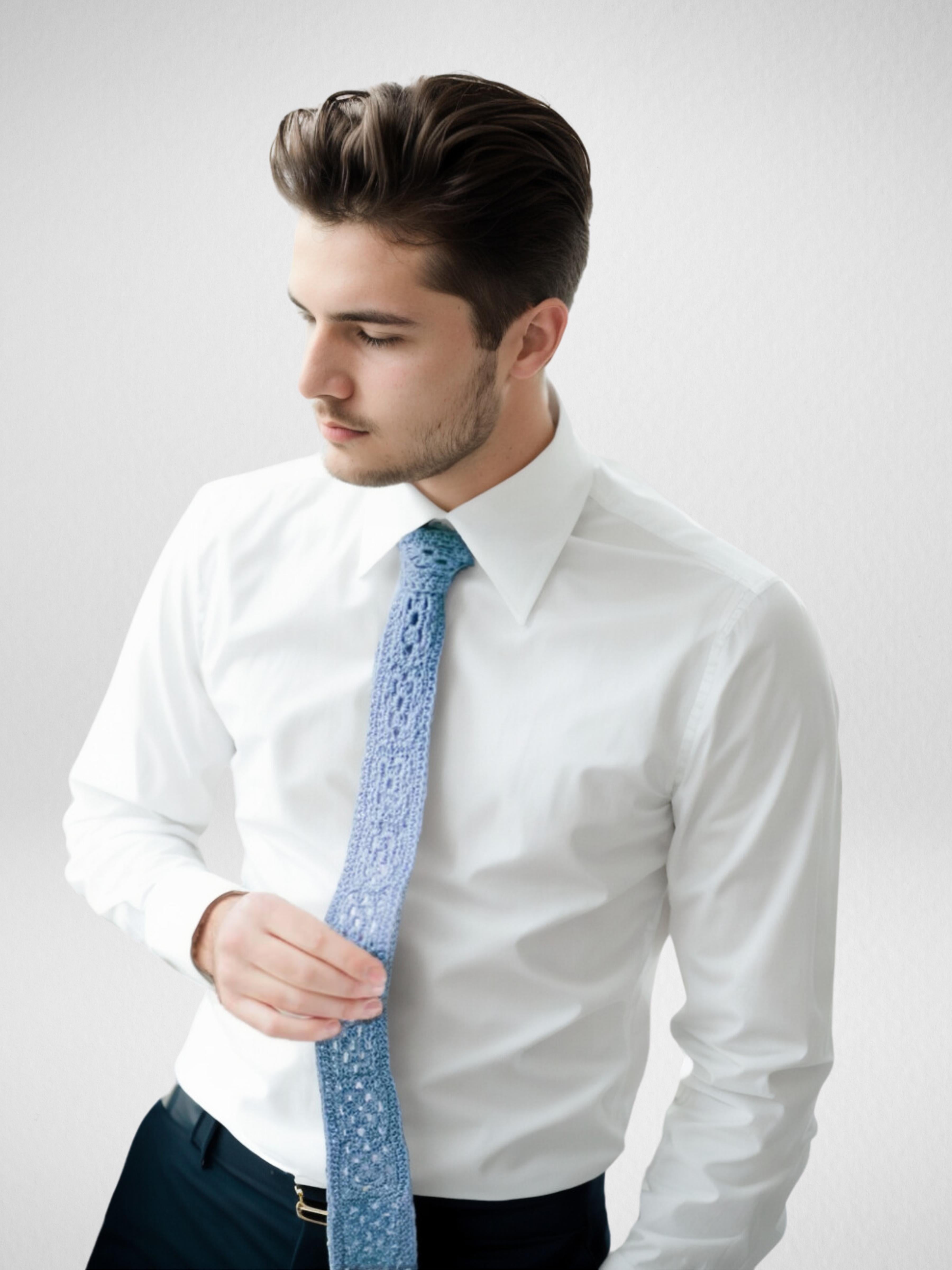 Unisex Cream Bow Tie