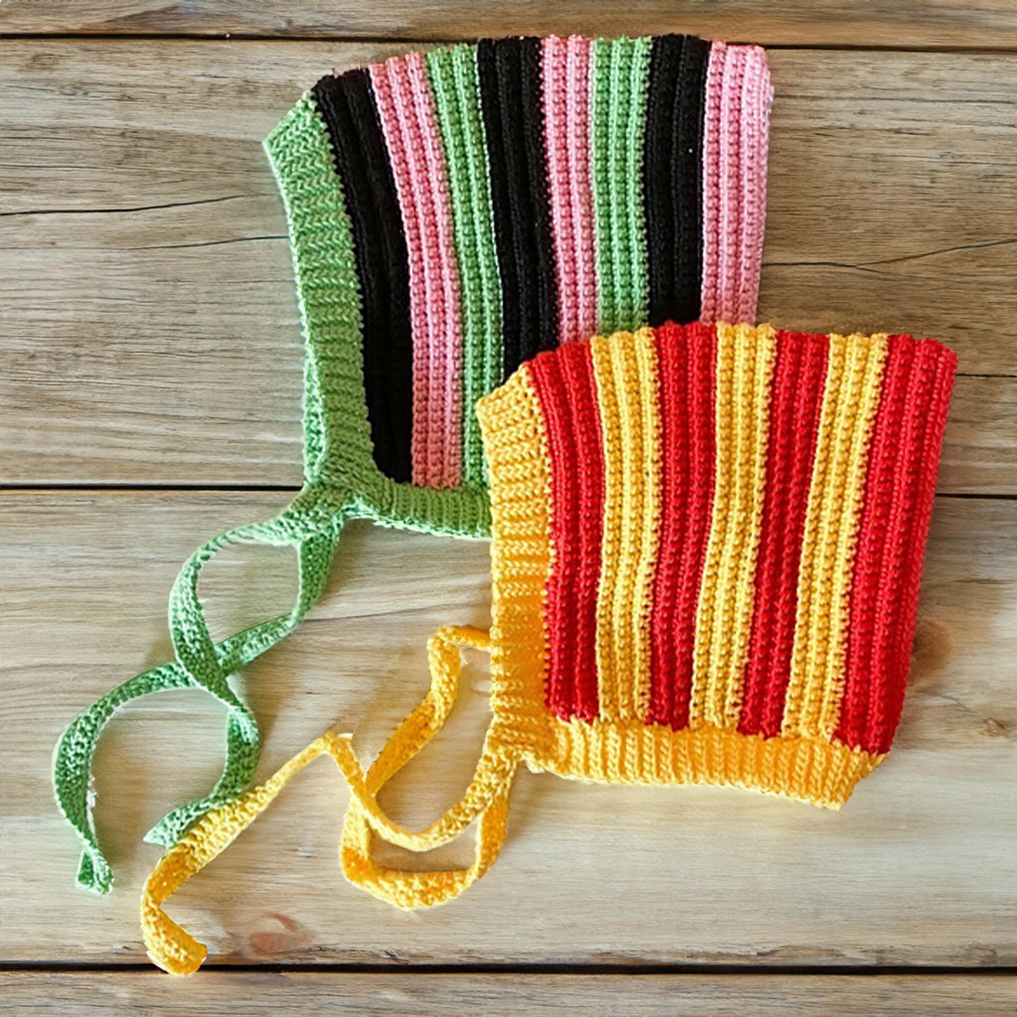 Vibrant Ribbed Bonnet