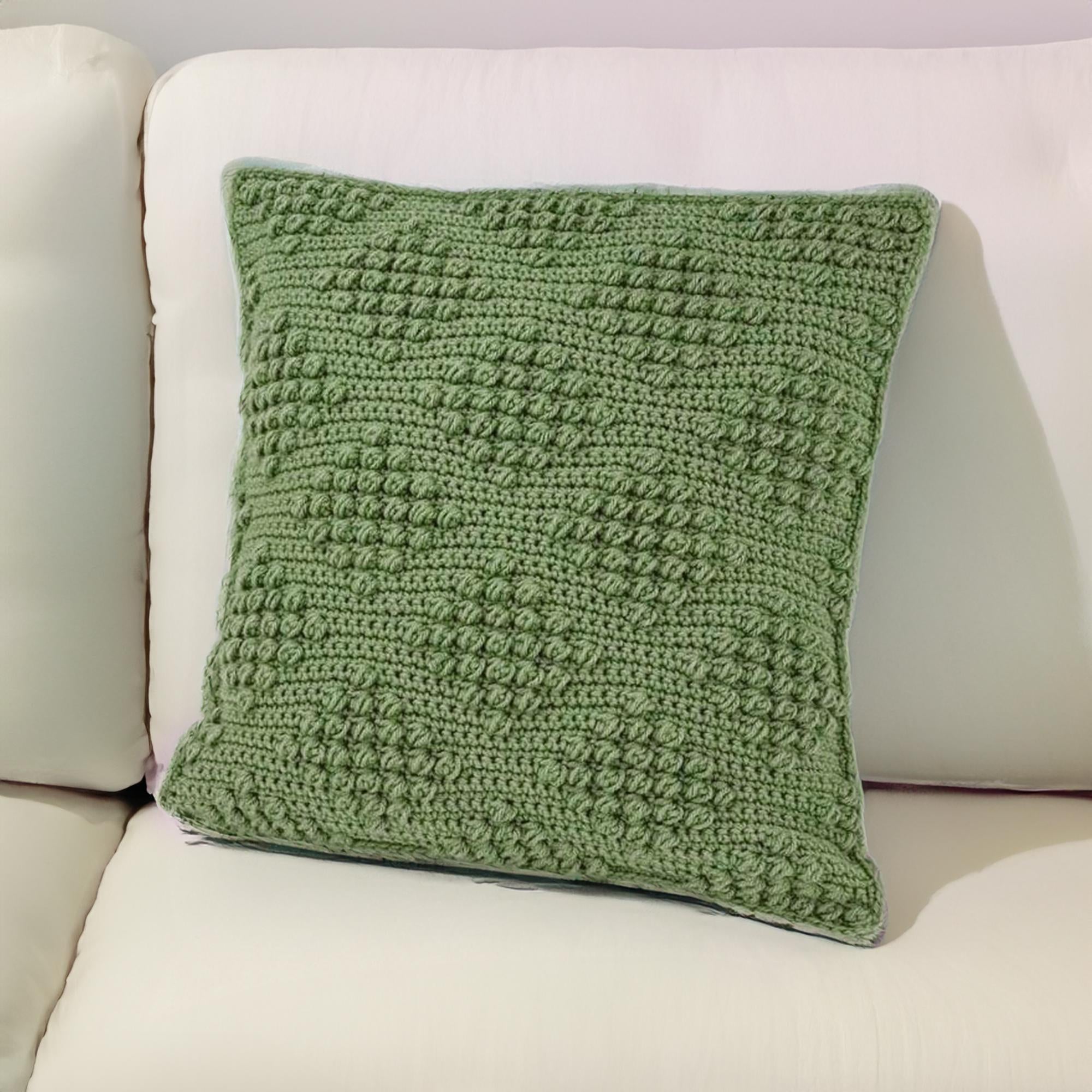 Verdant Bobble Pillow Cover