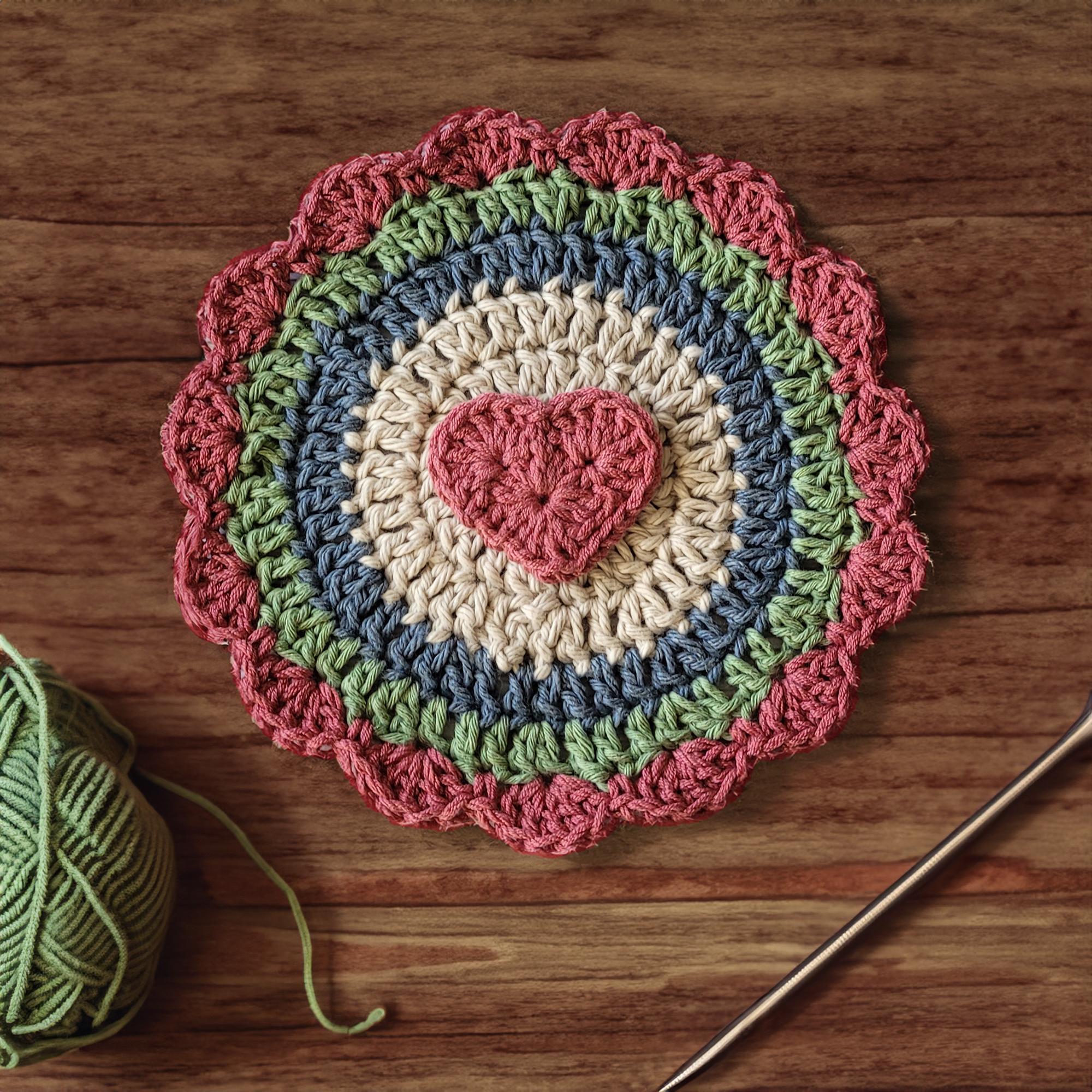 Autumn Love Round Potholders