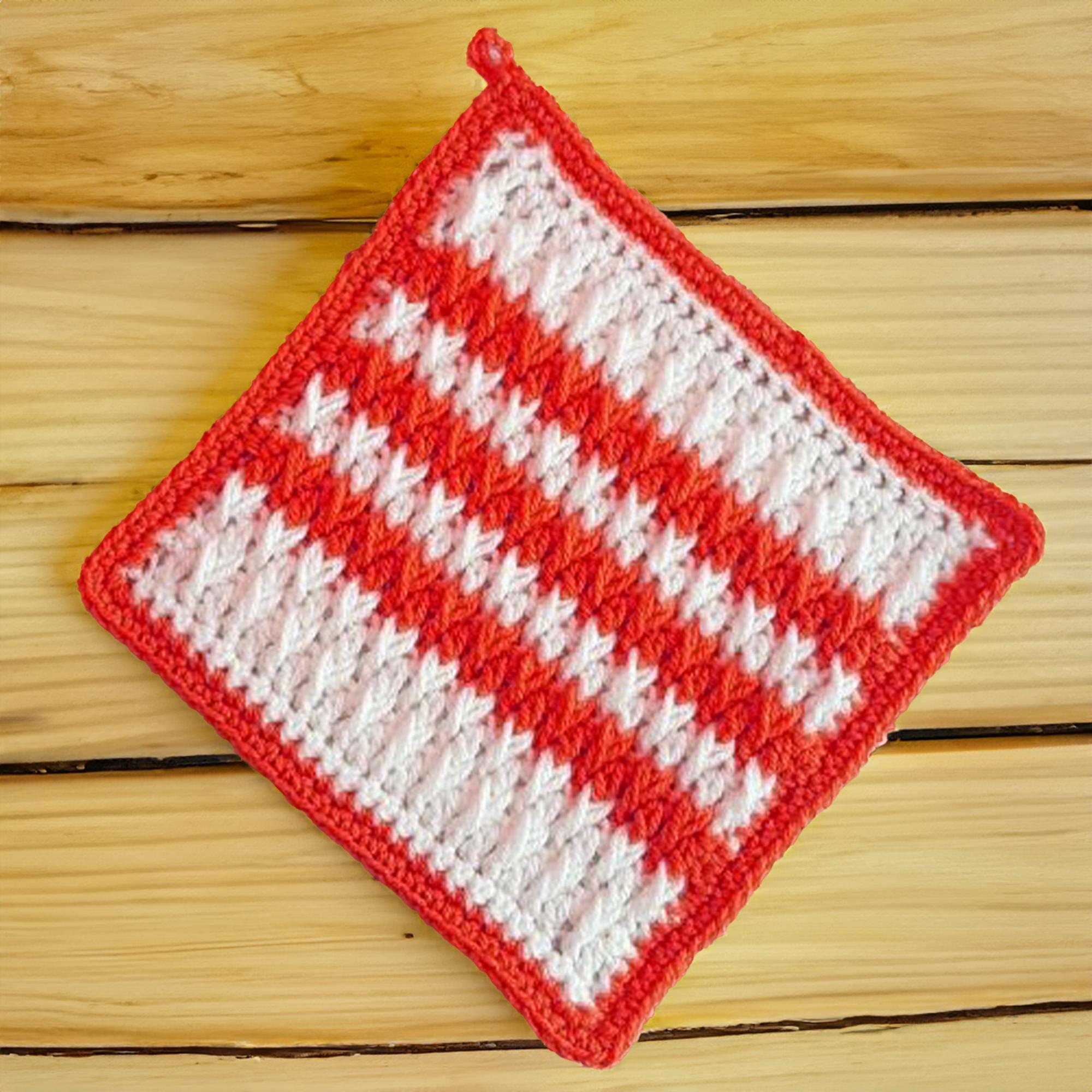 Mountain Peaks Square Potholders
