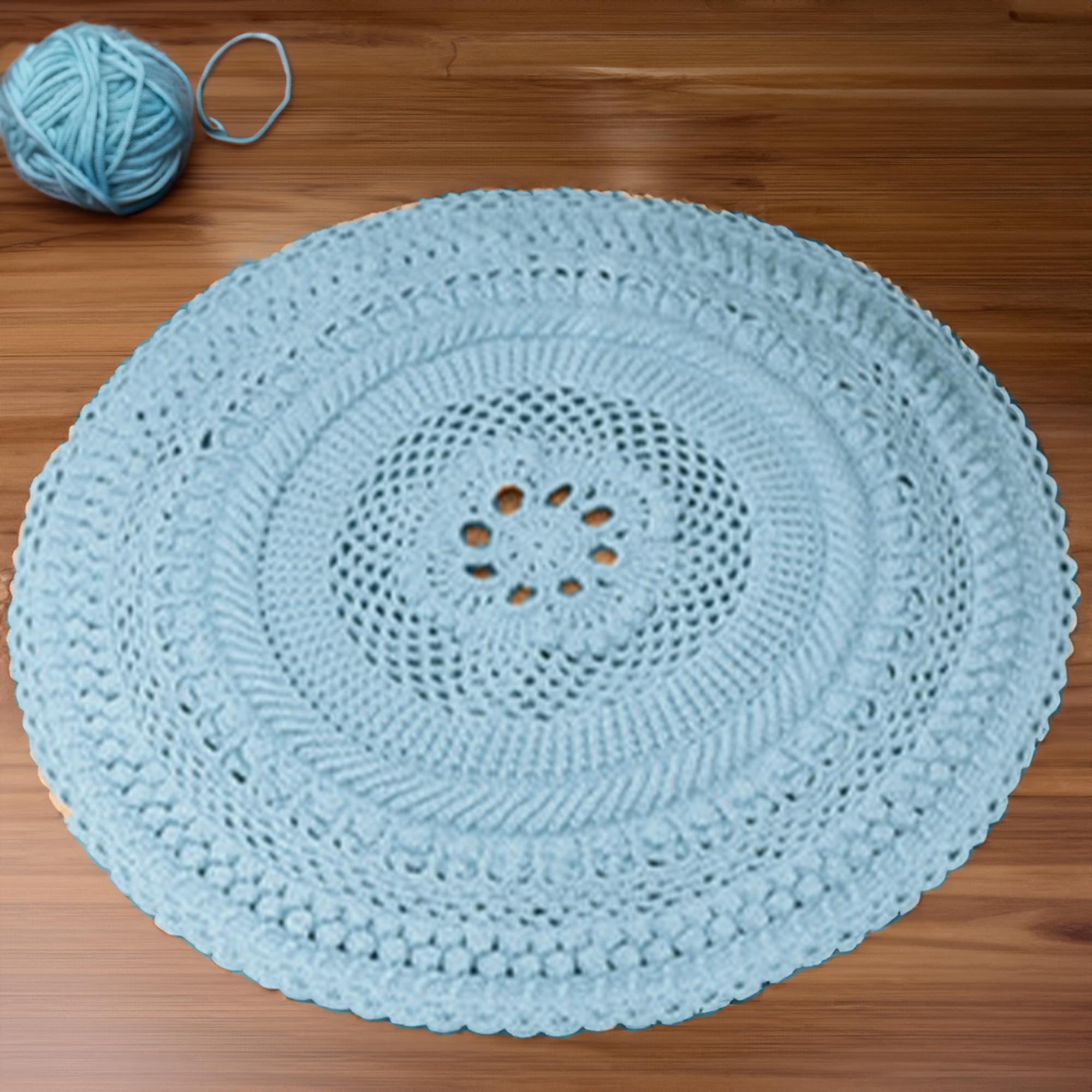 Vanilla Swirl Round Rug