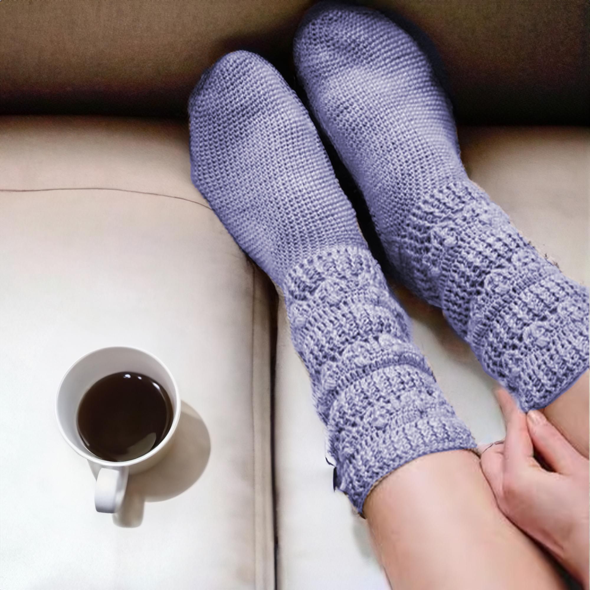Purple Pearl Socks