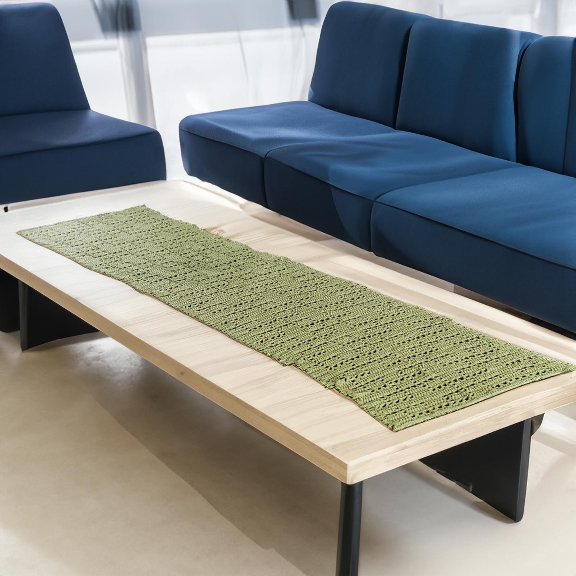 Sage Lace Table Runner
