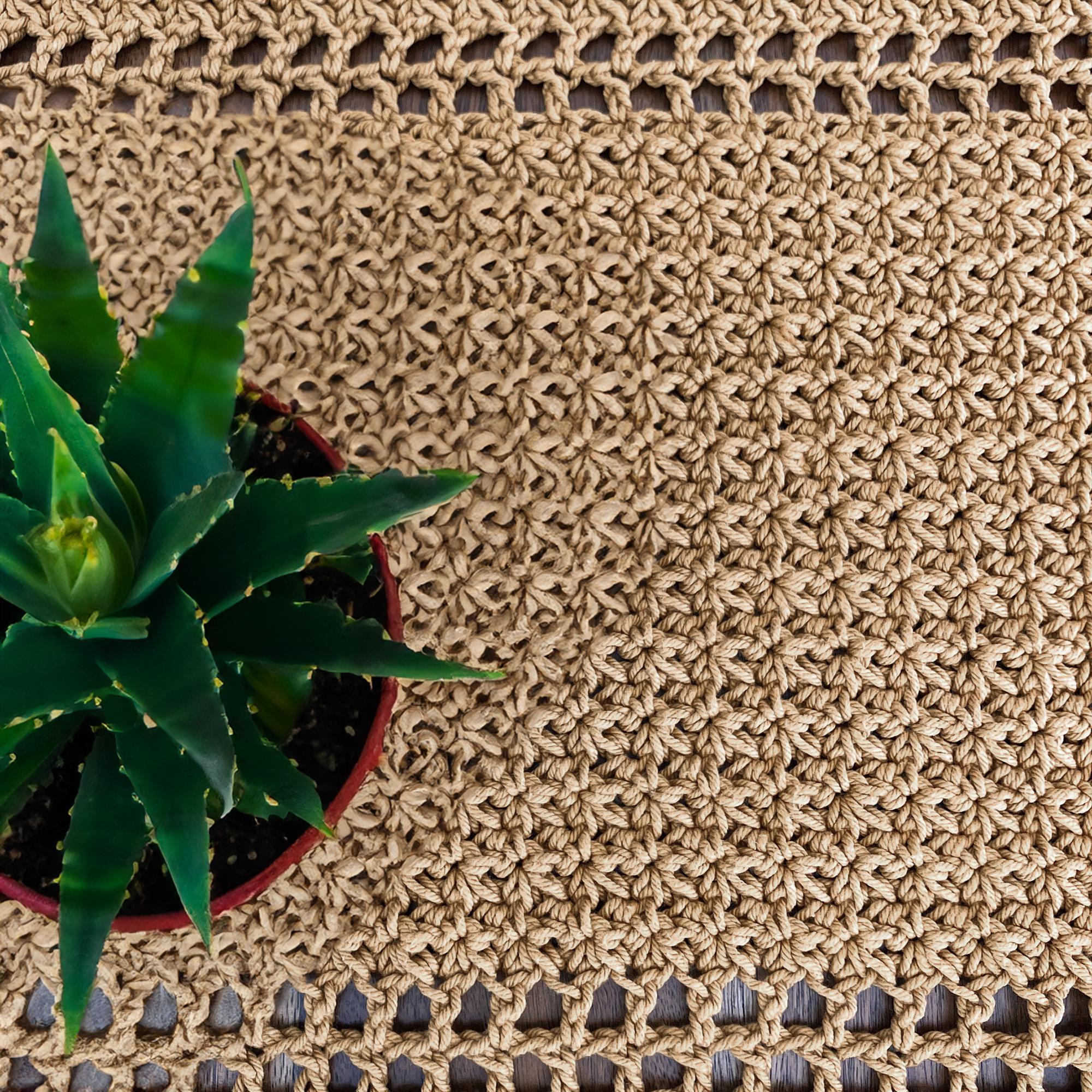 Almond Tassel Table Runner
