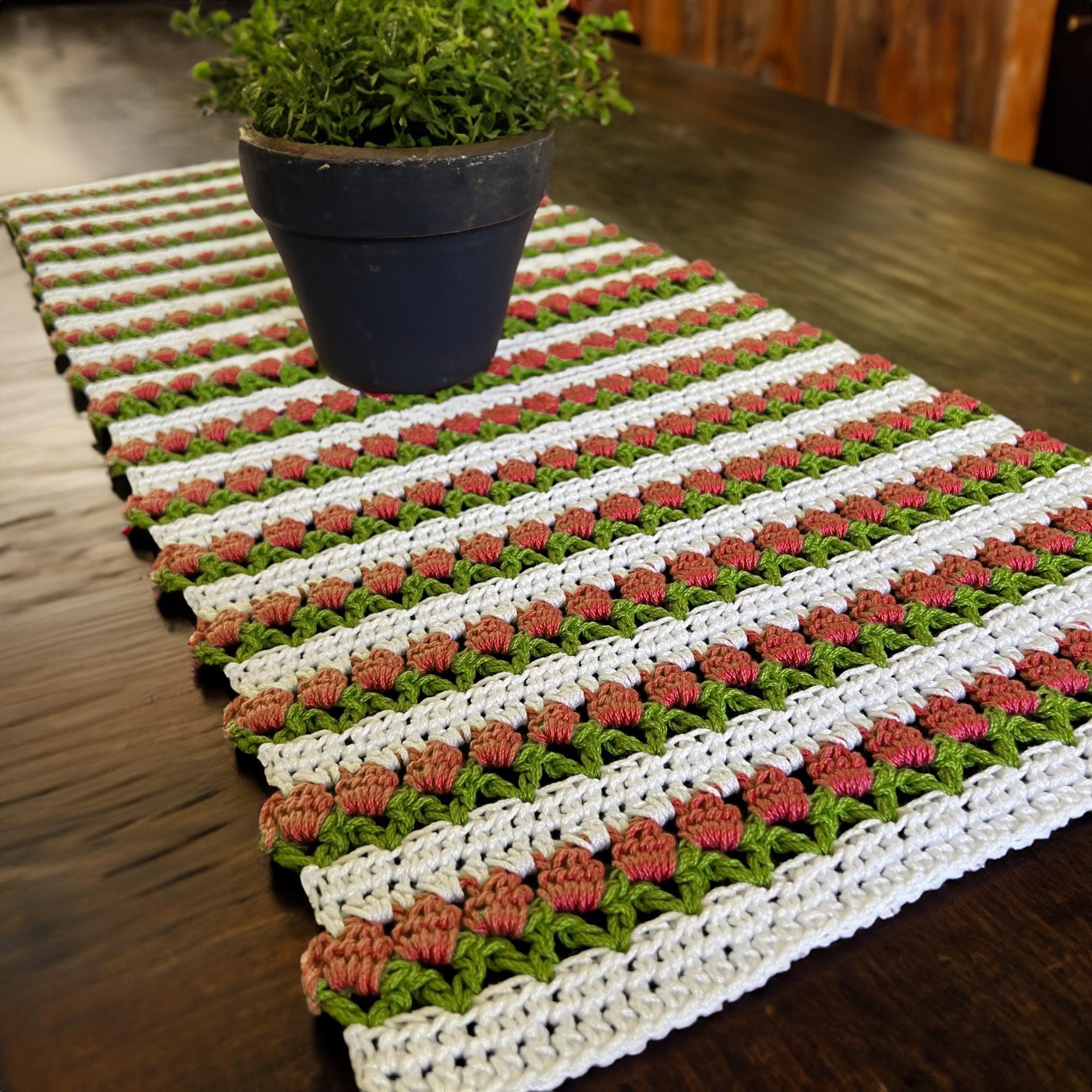 Springtime Blossom Table Runner