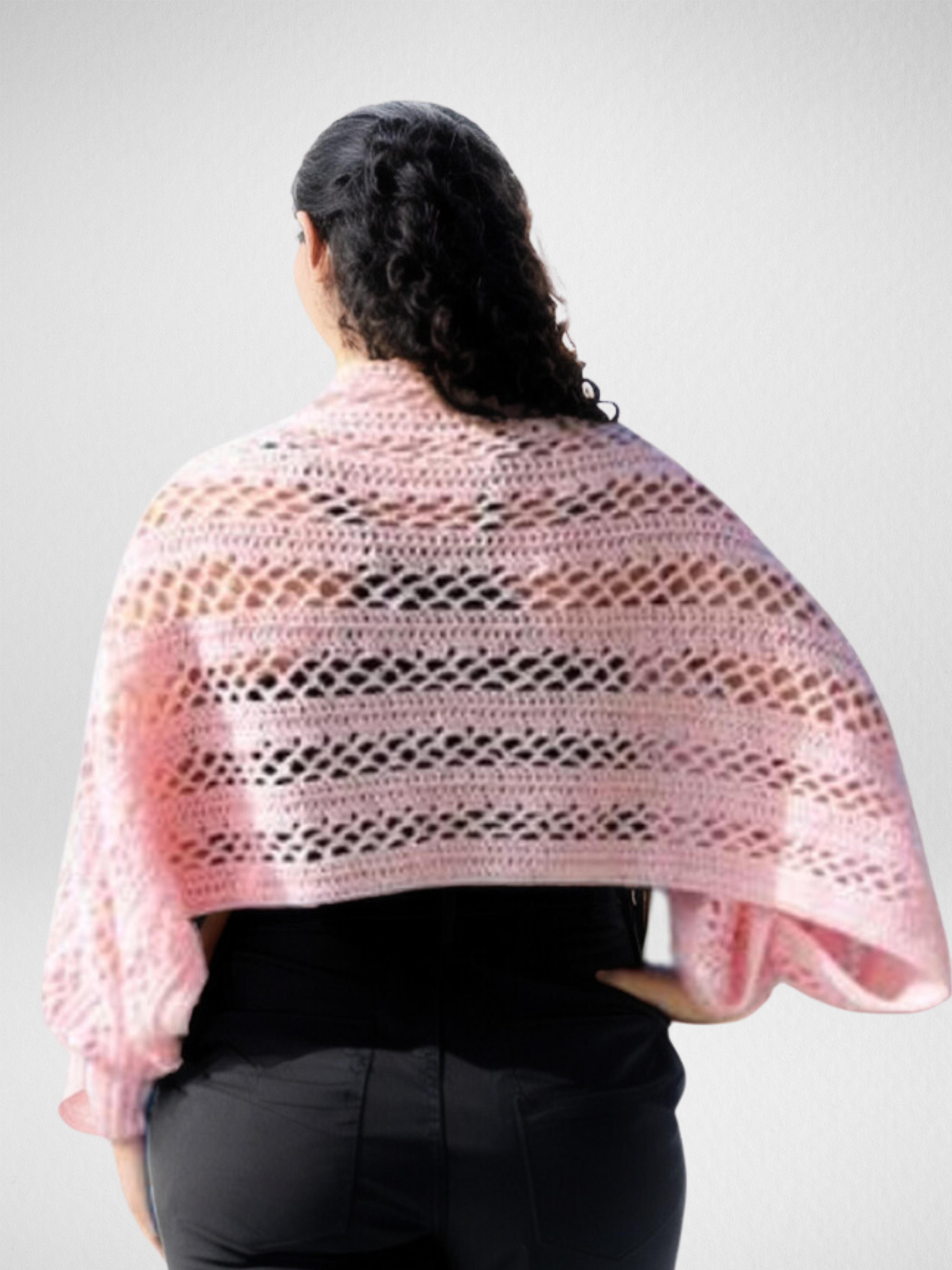 Blushing Lace Shrug