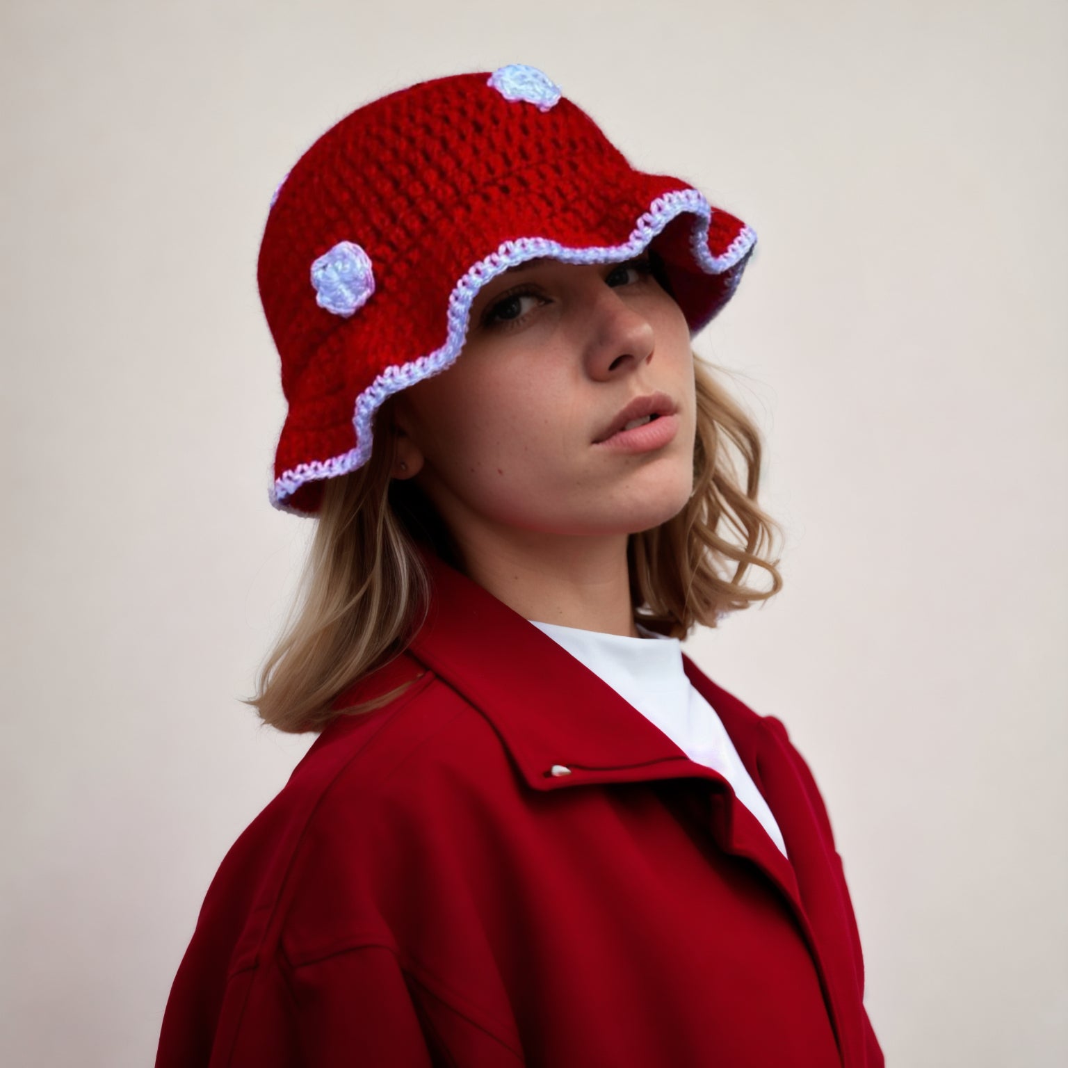 Cherry Swirls Bucket Hat