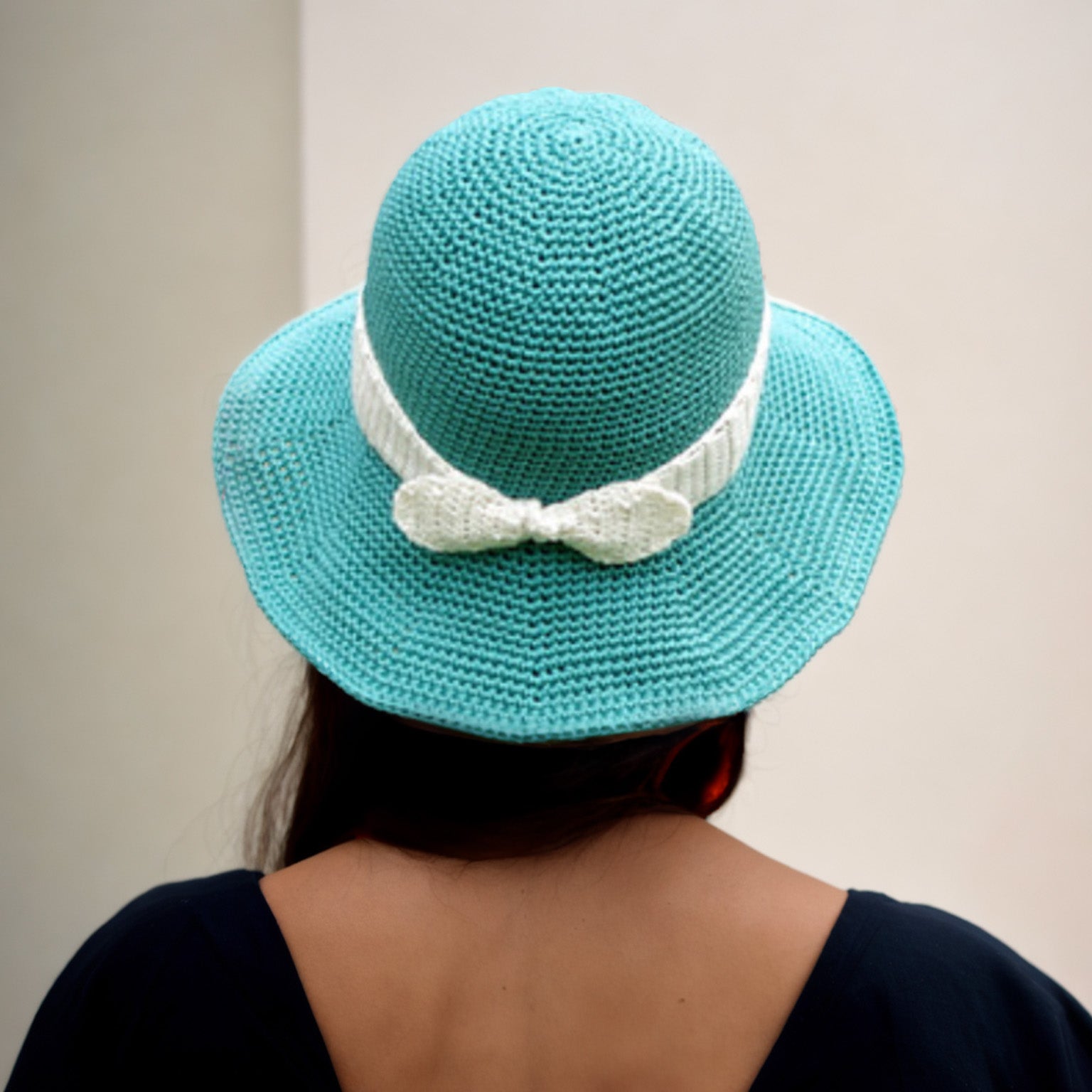 Seaside Stroll Teal Hat