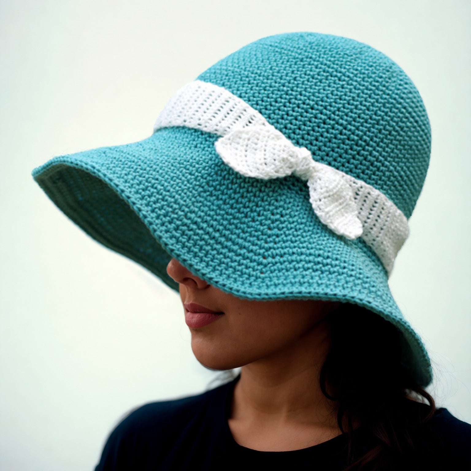 Seaside Stroll Teal Hat
