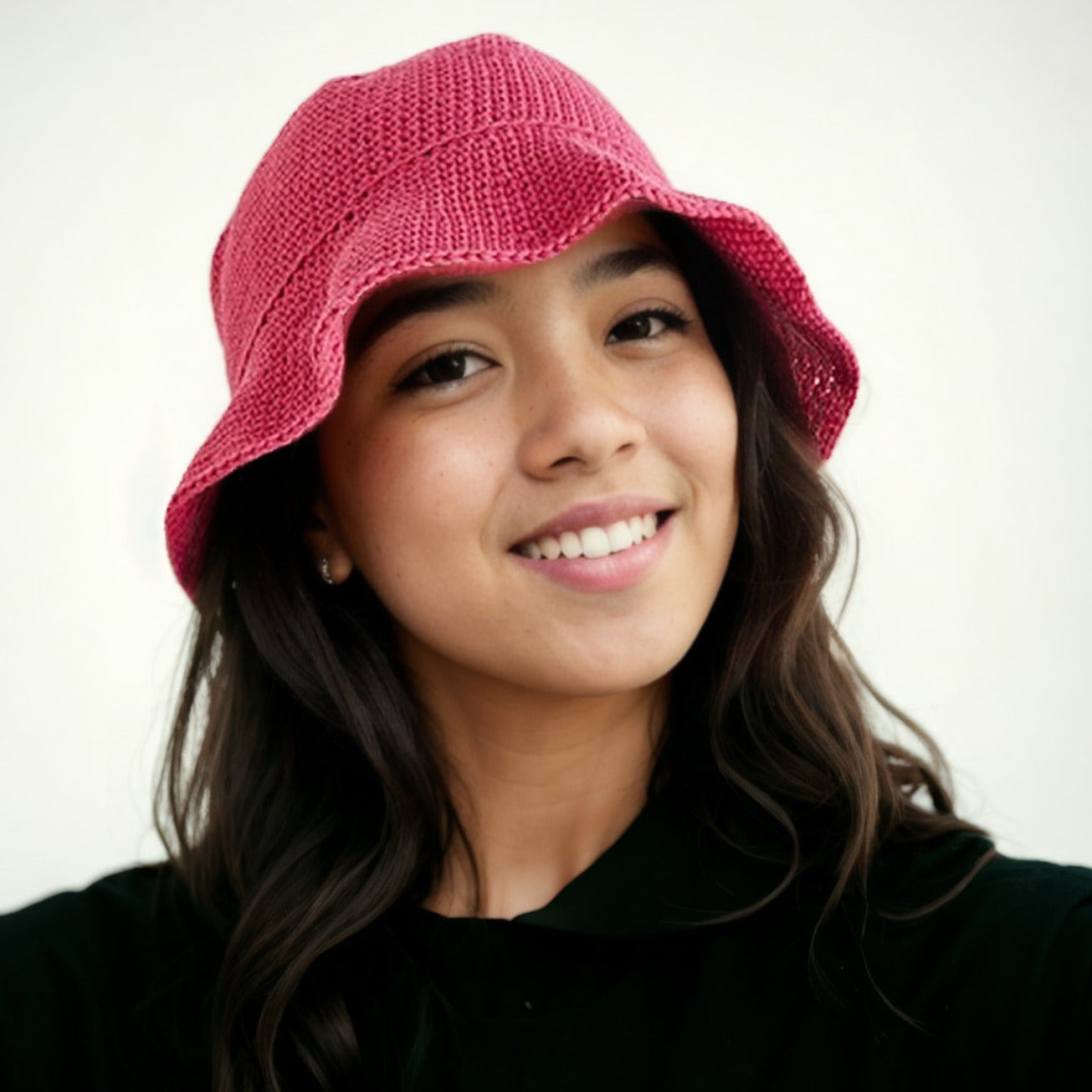 Casual Ribbed Bucket Hat