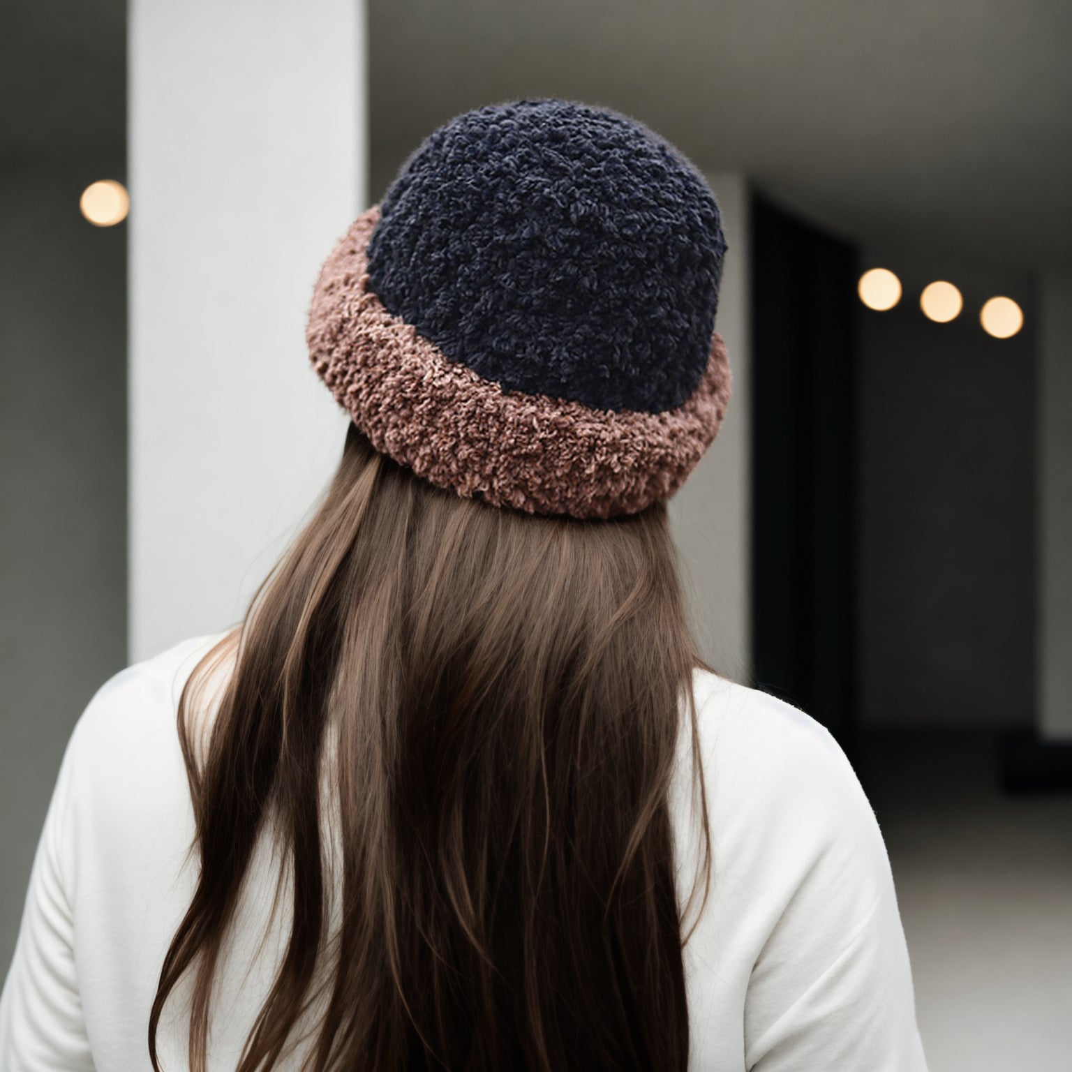 Dark Chocolate Fold Hat