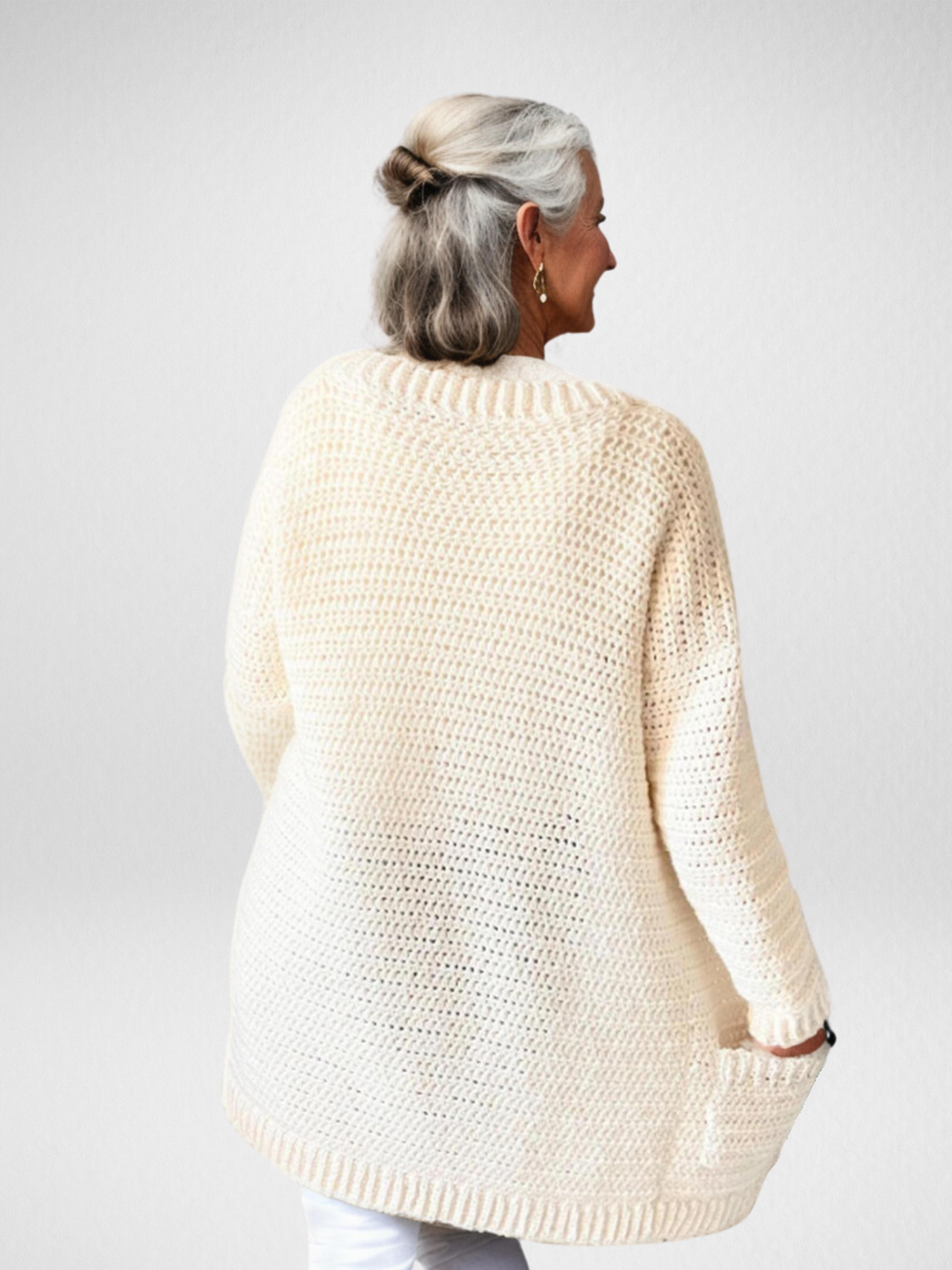 All-Season Long Pocket Cardigan