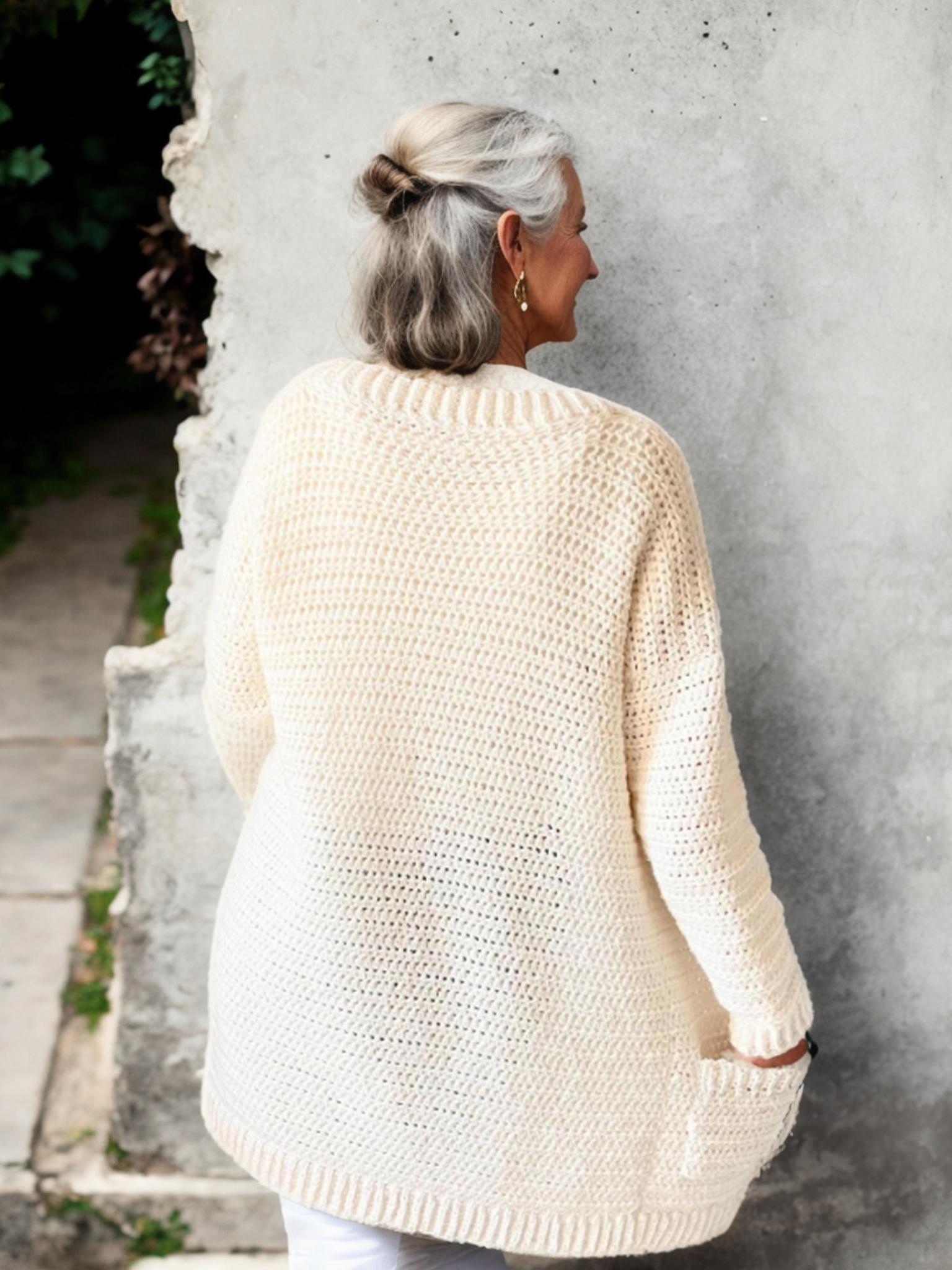 All-Season Long Pocket Cardigan