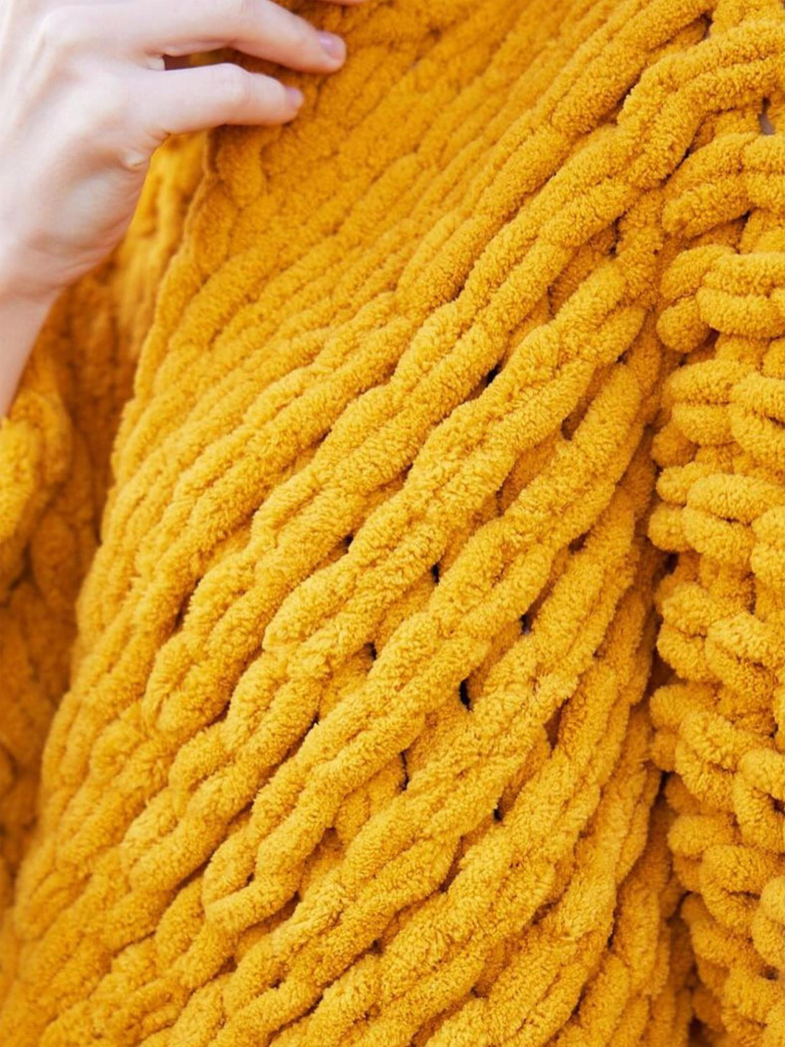 Chunky Mustard Cardigan