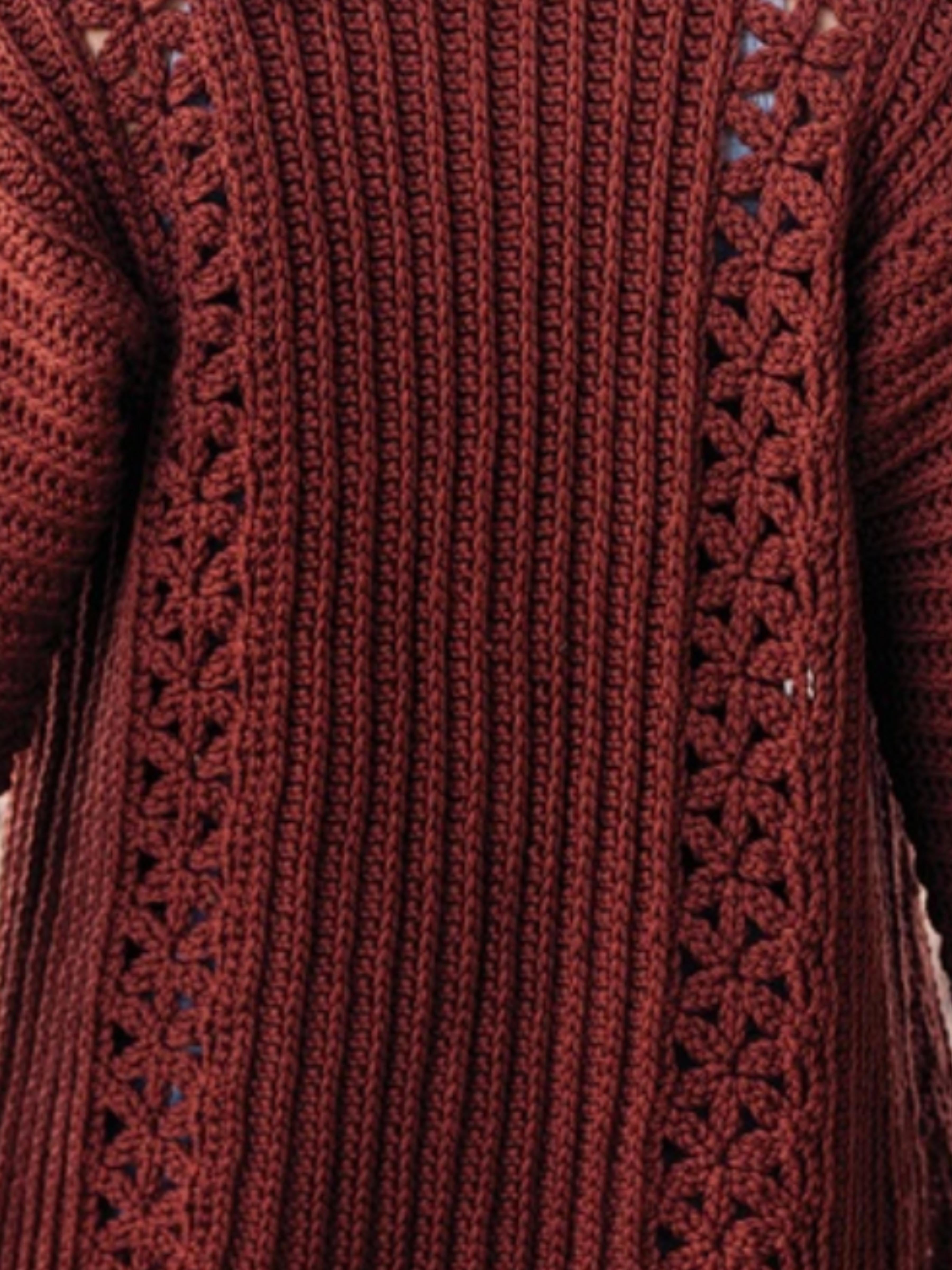 Cable Knit Oatmeal Cardigan