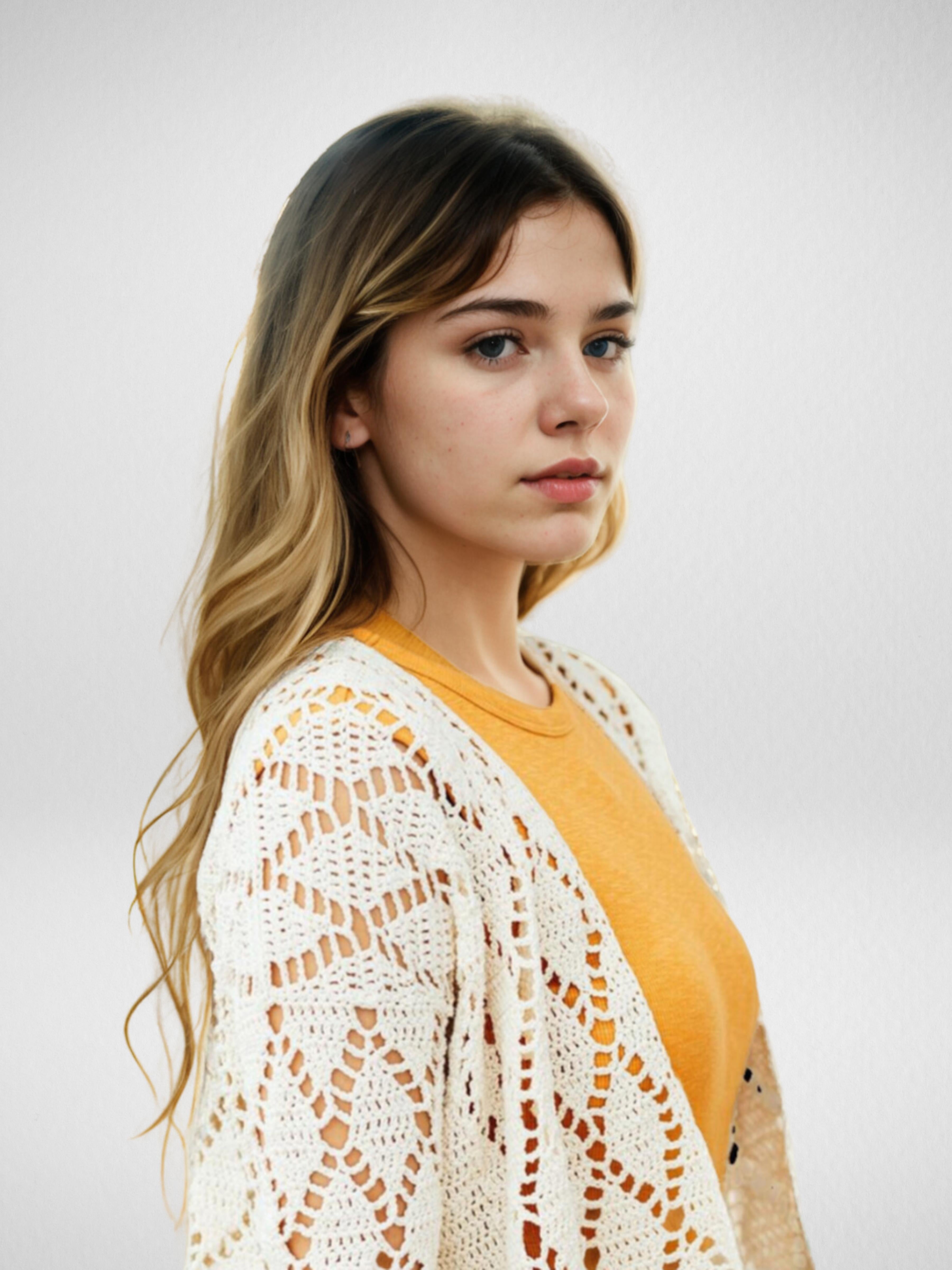 Camel Stitch Lace Front Cardigan