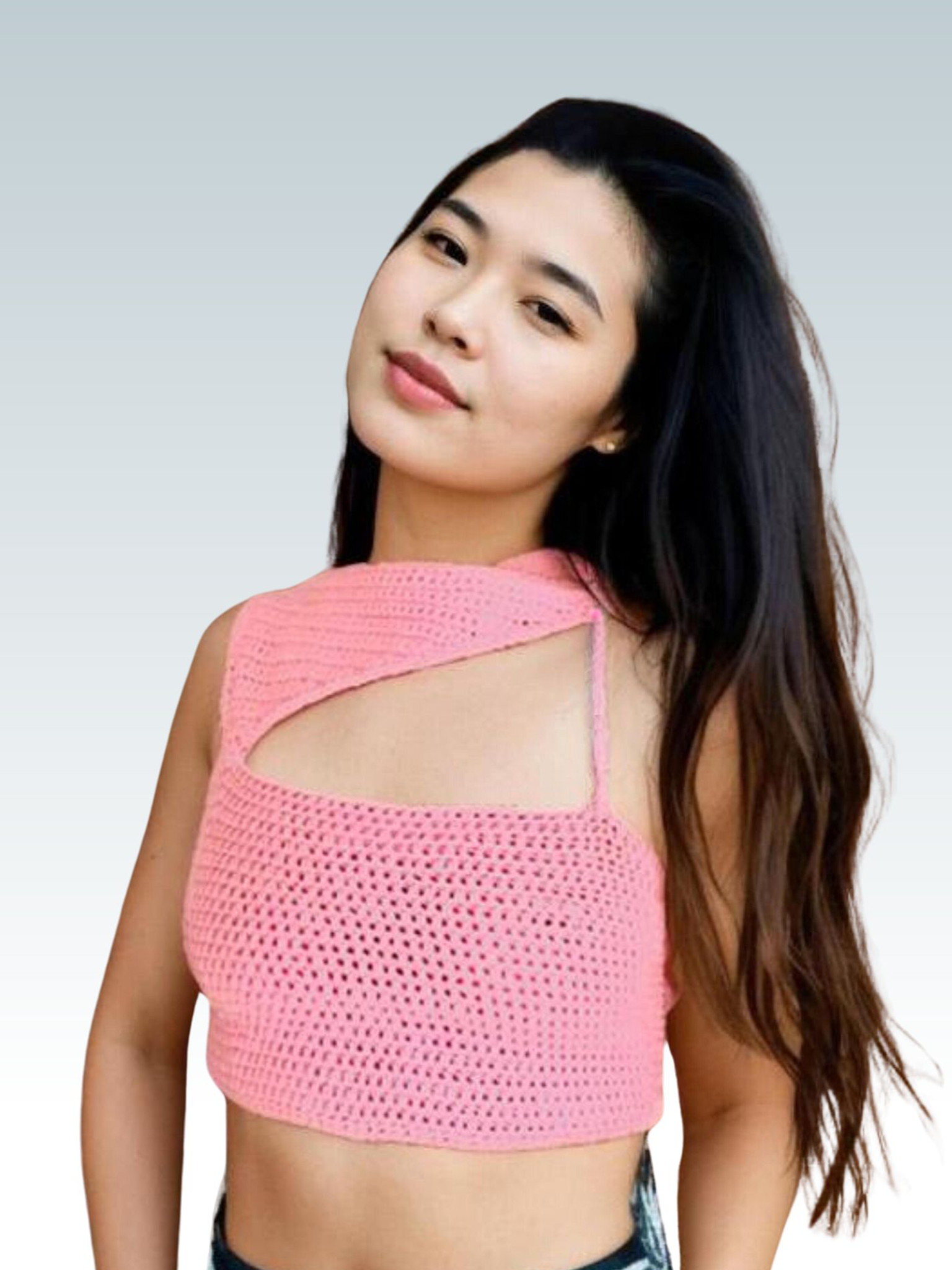 Flirty Pink Cutut Crop Top