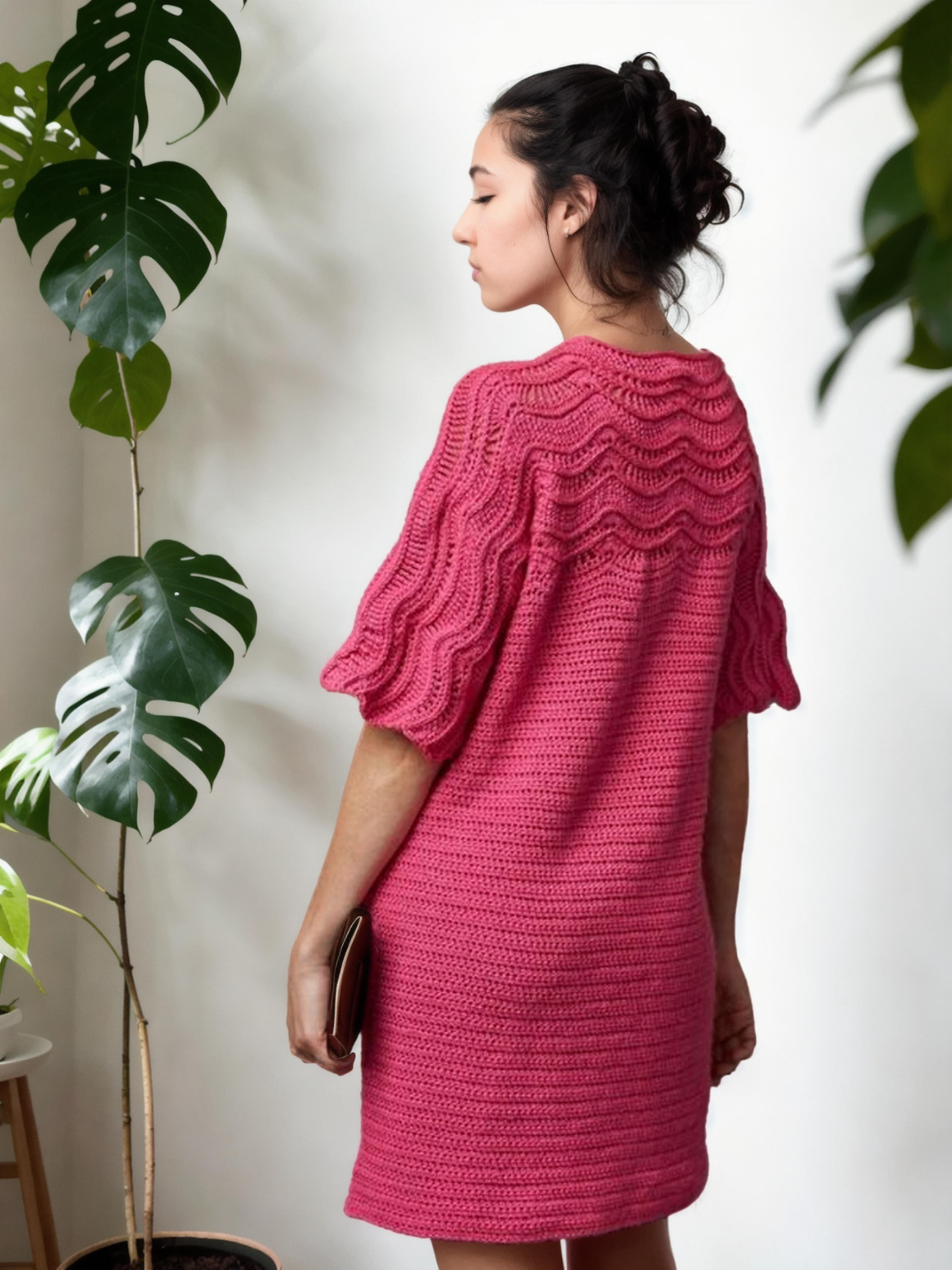 Ripple Wave Tunic/Short/Mini Dress