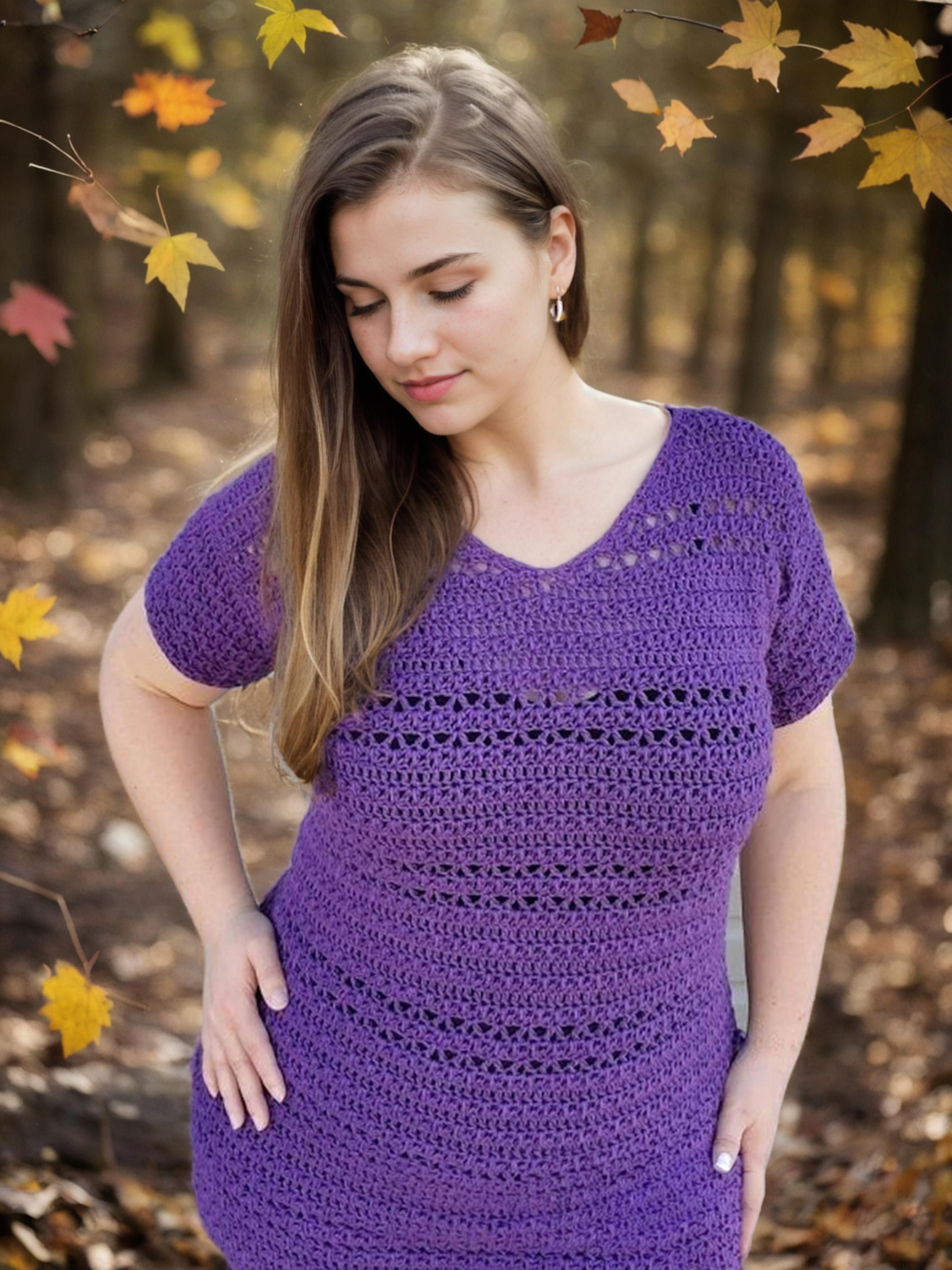 Royal Purple Tunic/Short/Mini Dress