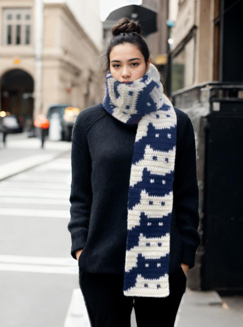 Maritime Meow Scarf