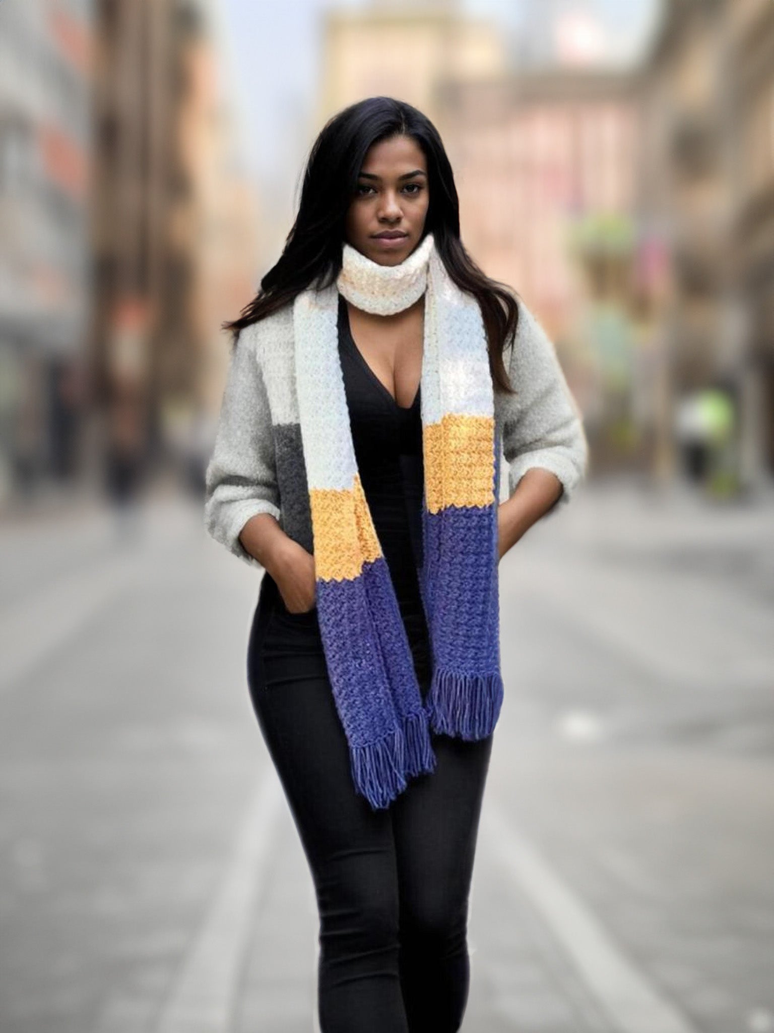 Twilight Tassel Scarf
