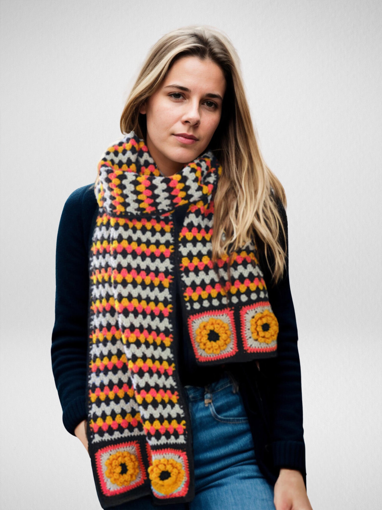 Autumn Zigzag Scarf