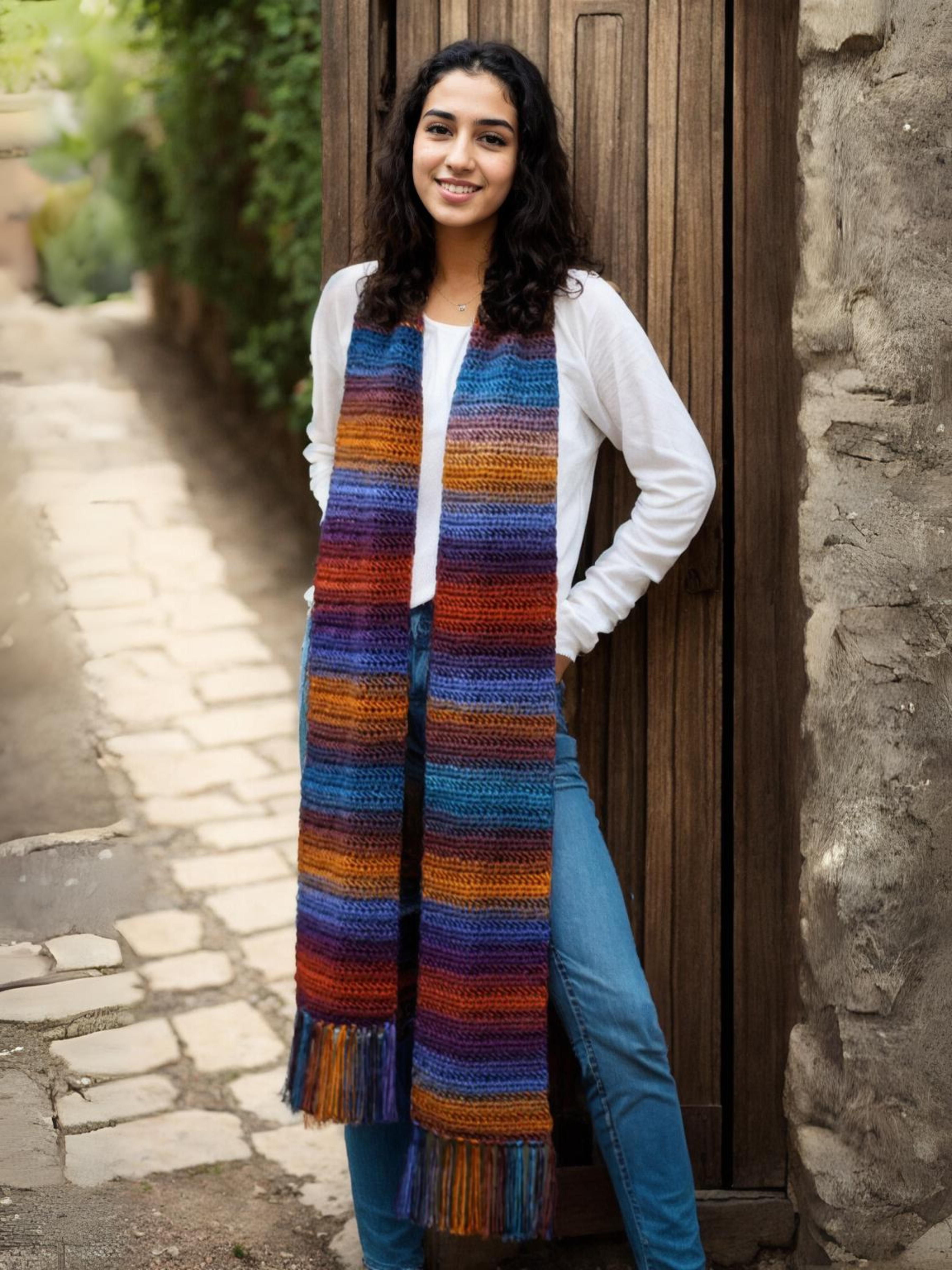 Dusk Stripes Scarf