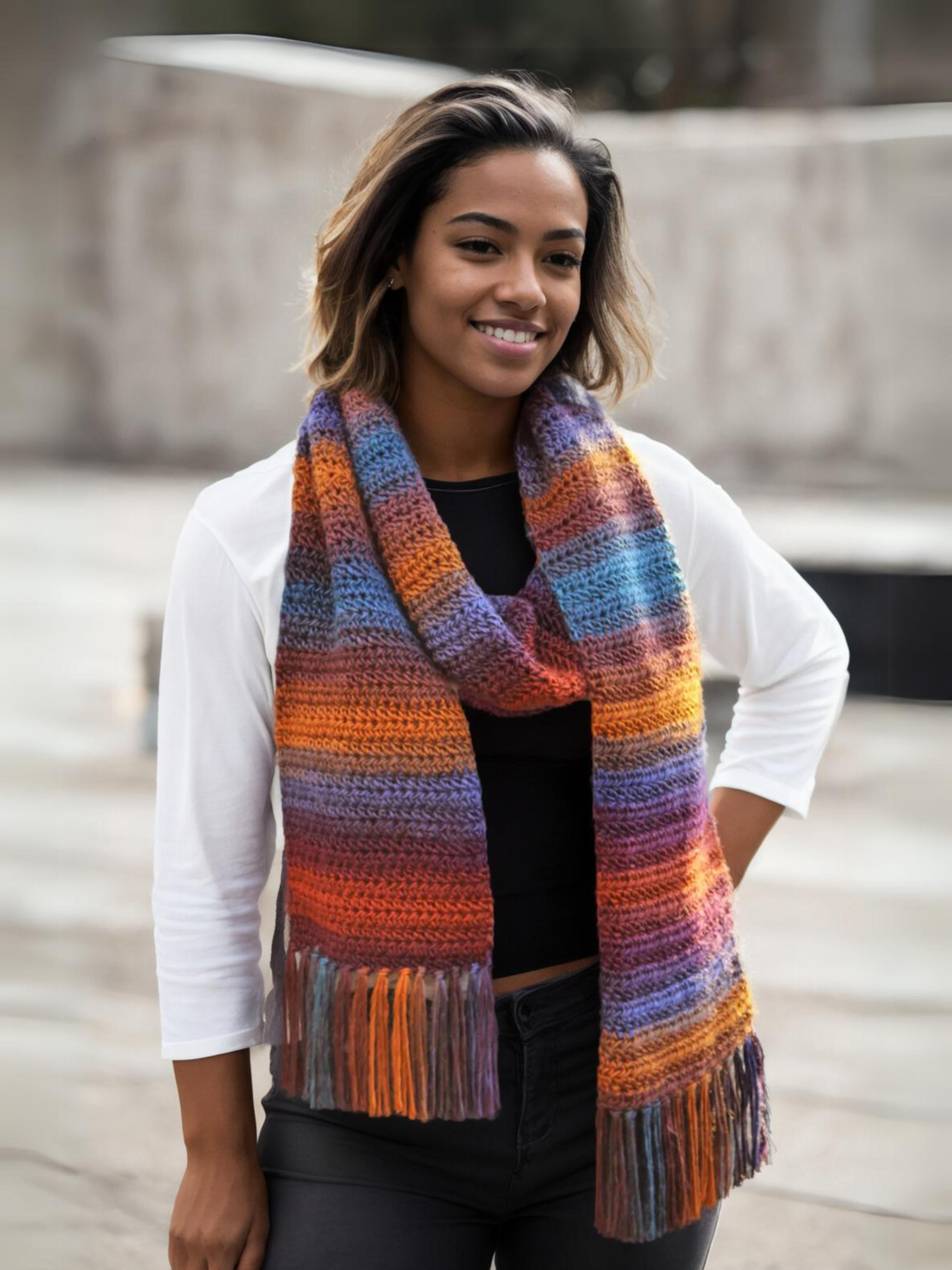 Dusk Stripes Scarf