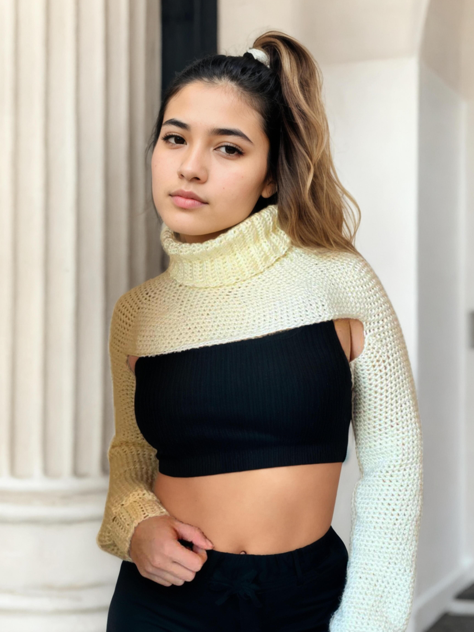 Modern Ivory Sleeve Shrug