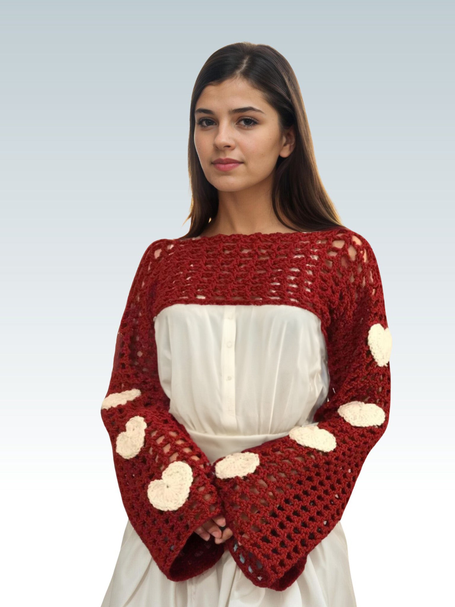 Cherished Hearts Shrug