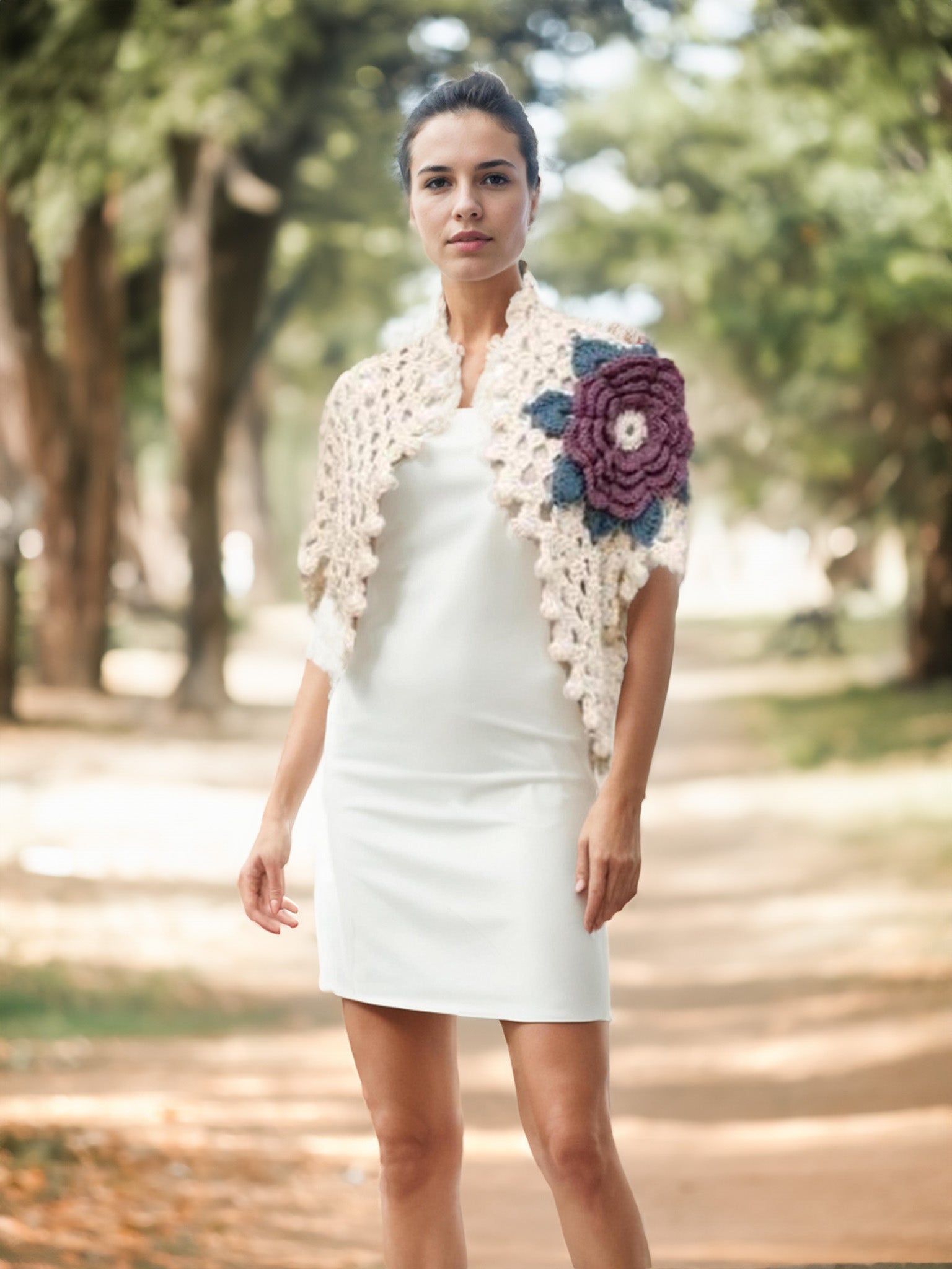 Bloom Accent Shrug