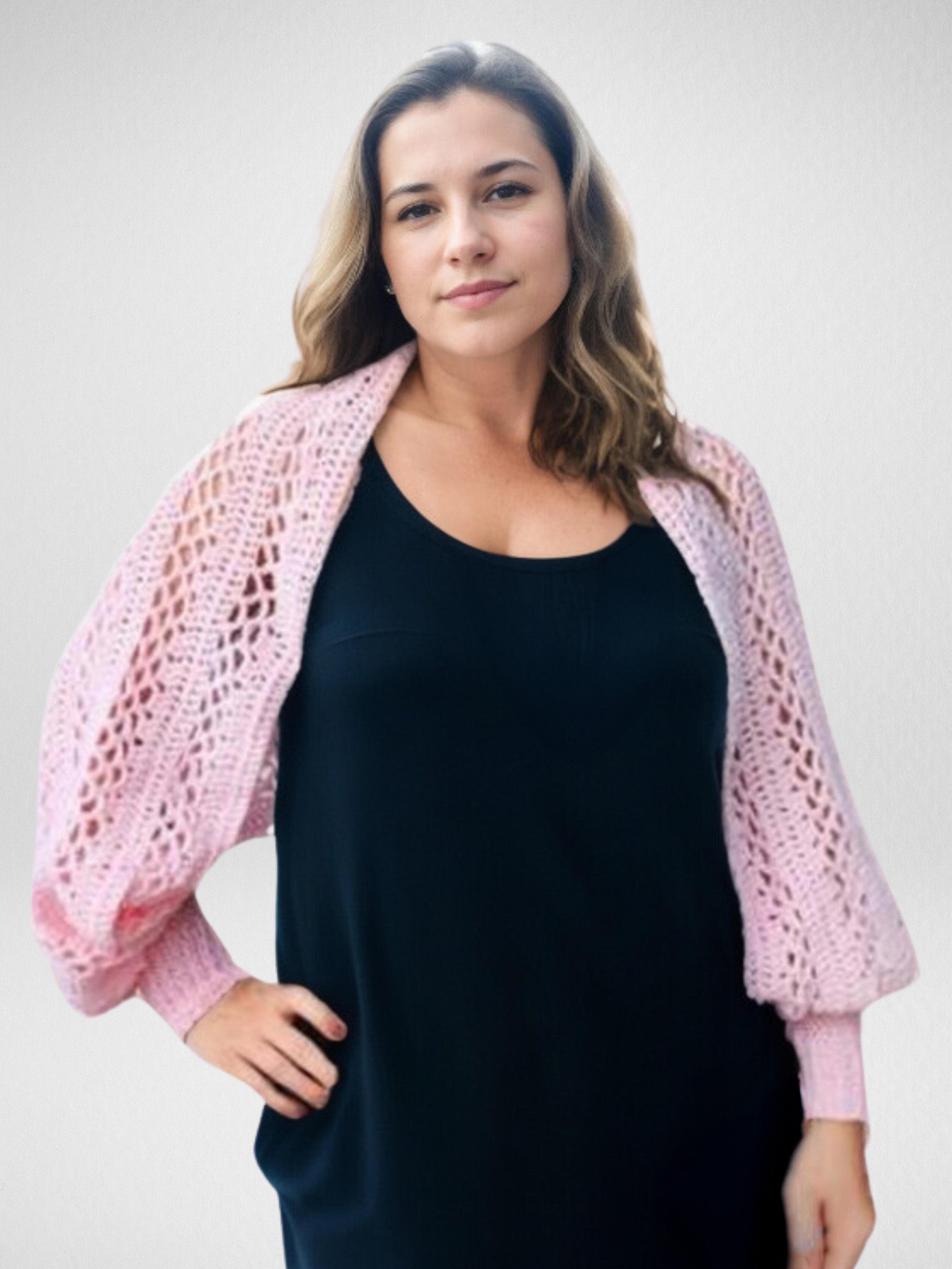 Blushing Lace Shrug