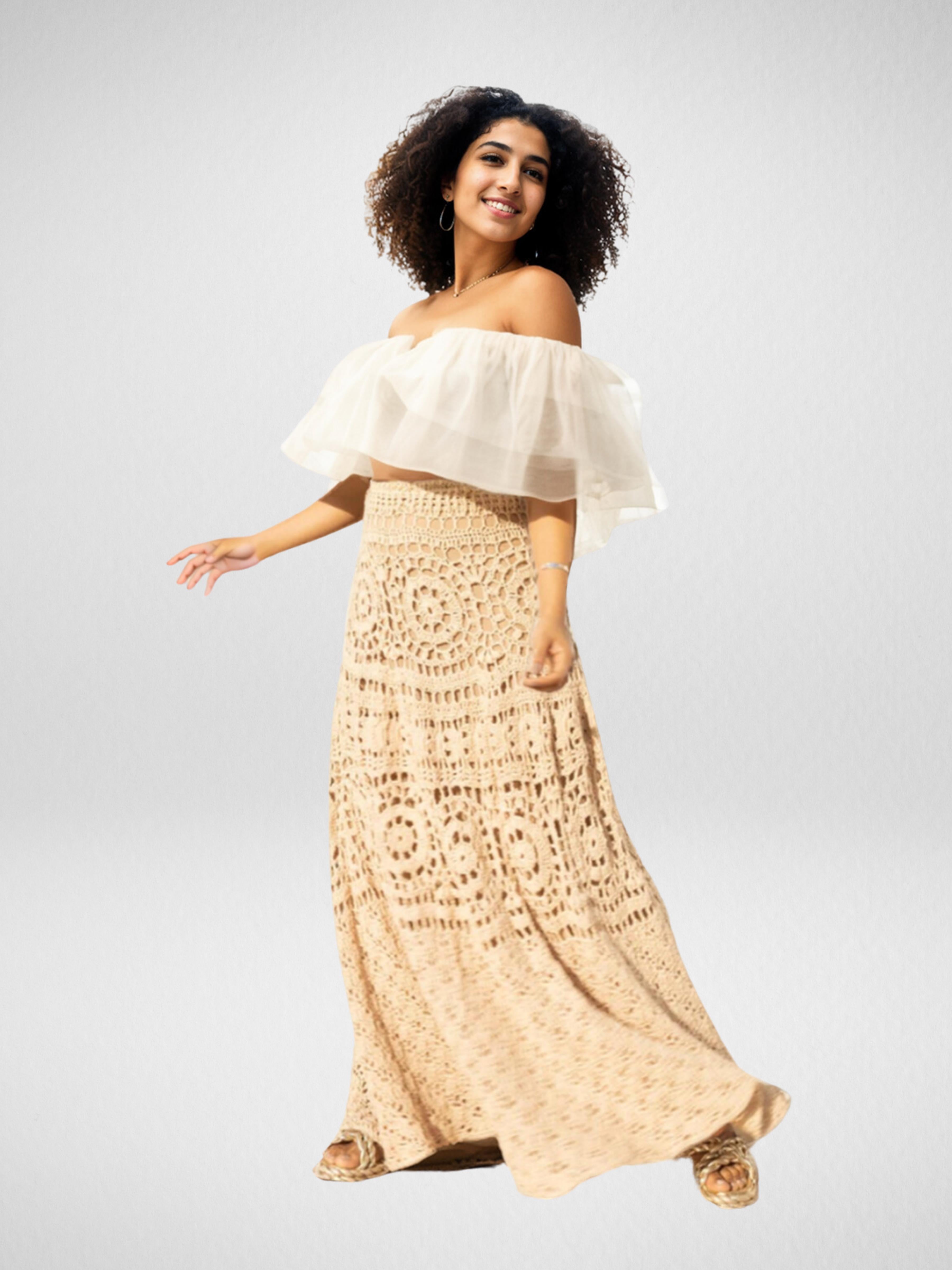 Bohemian Dreamcatcher Long/Maxi Skirt