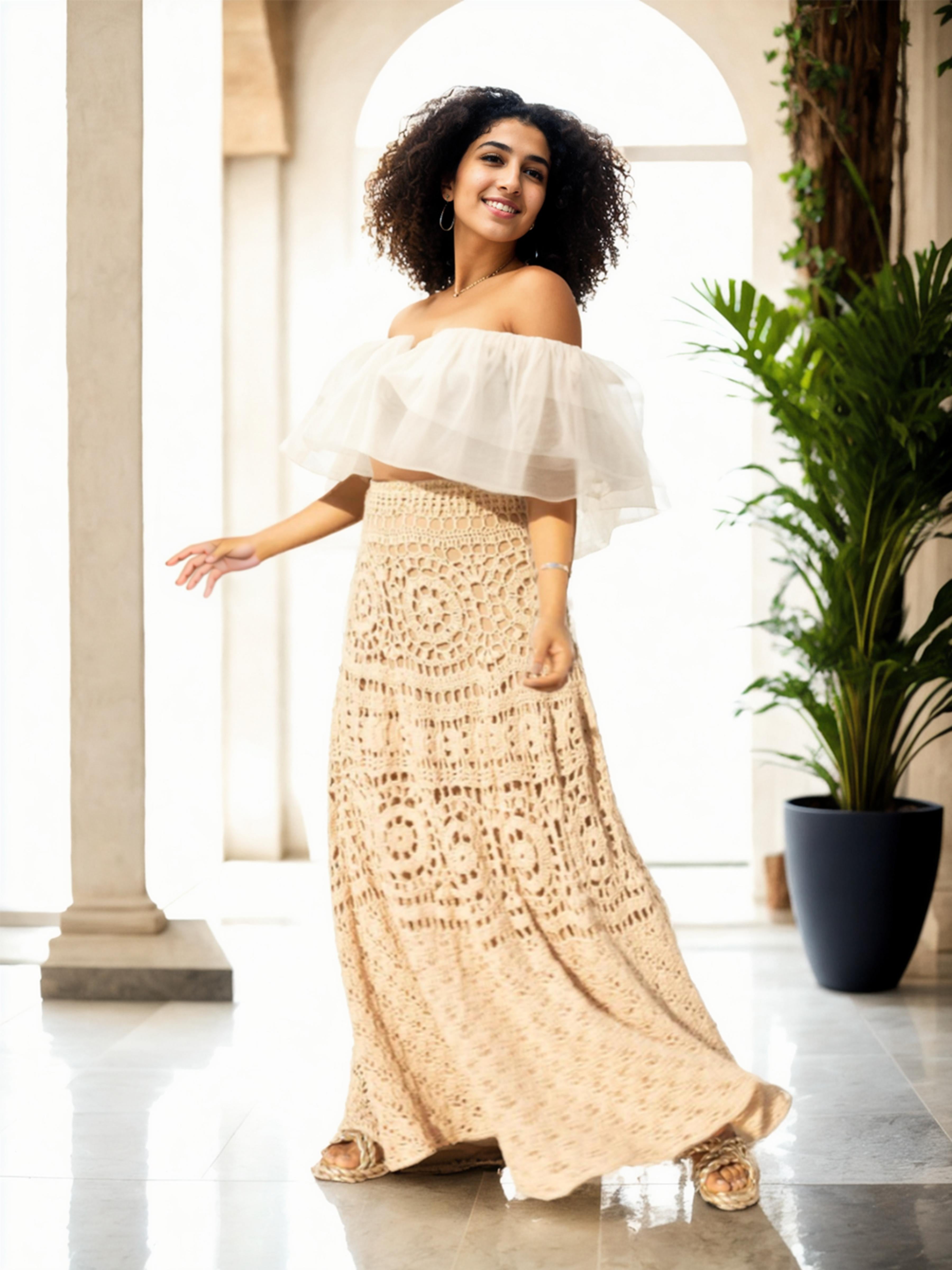 Bohemian Dreamcatcher Long/Maxi Skirt