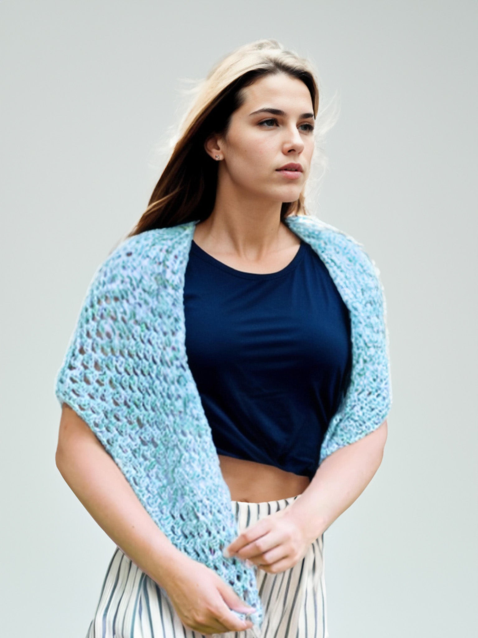 Turquoise Dream Shawl
