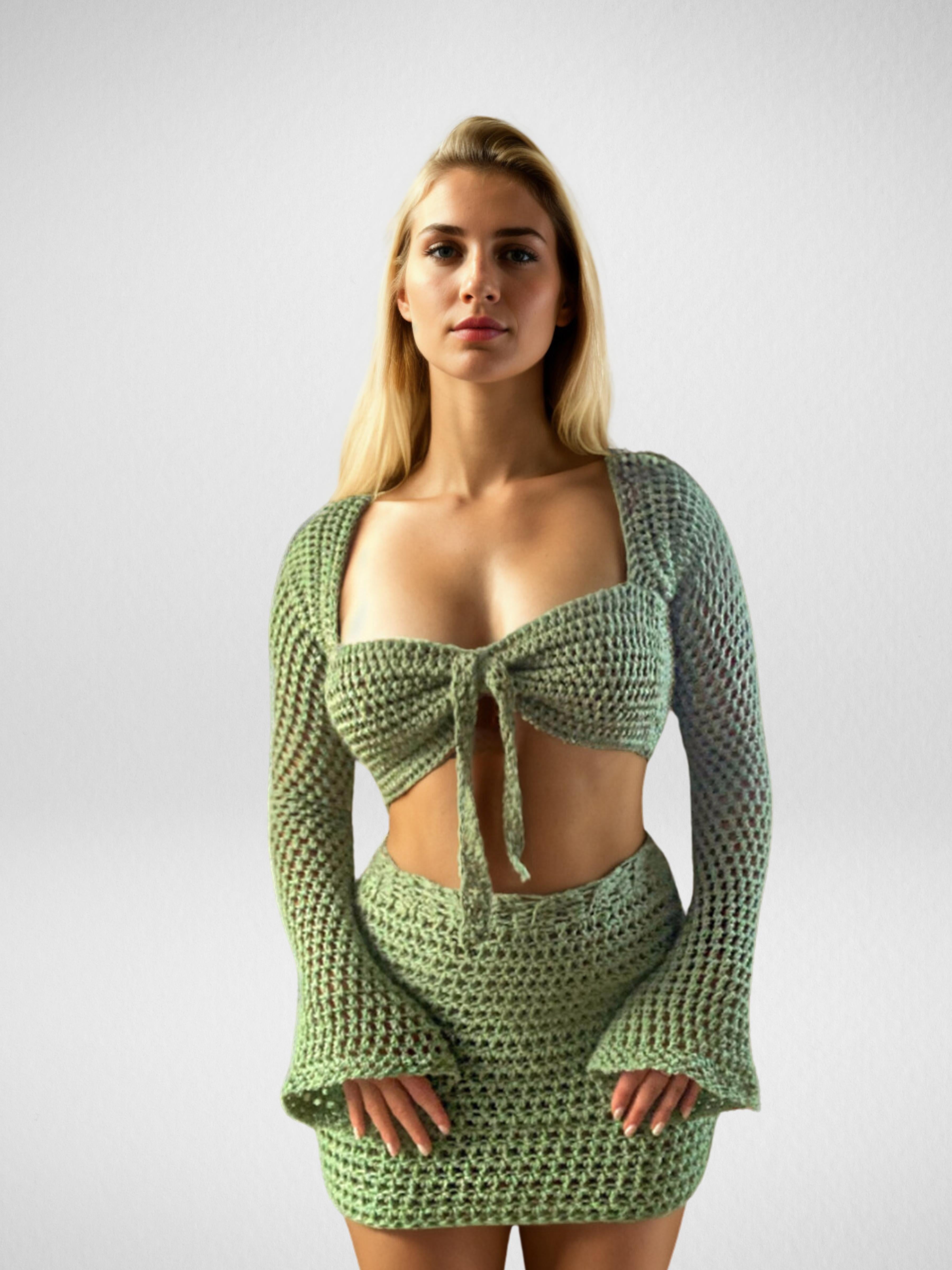 Elegant Stitch Sensation Two-Piece