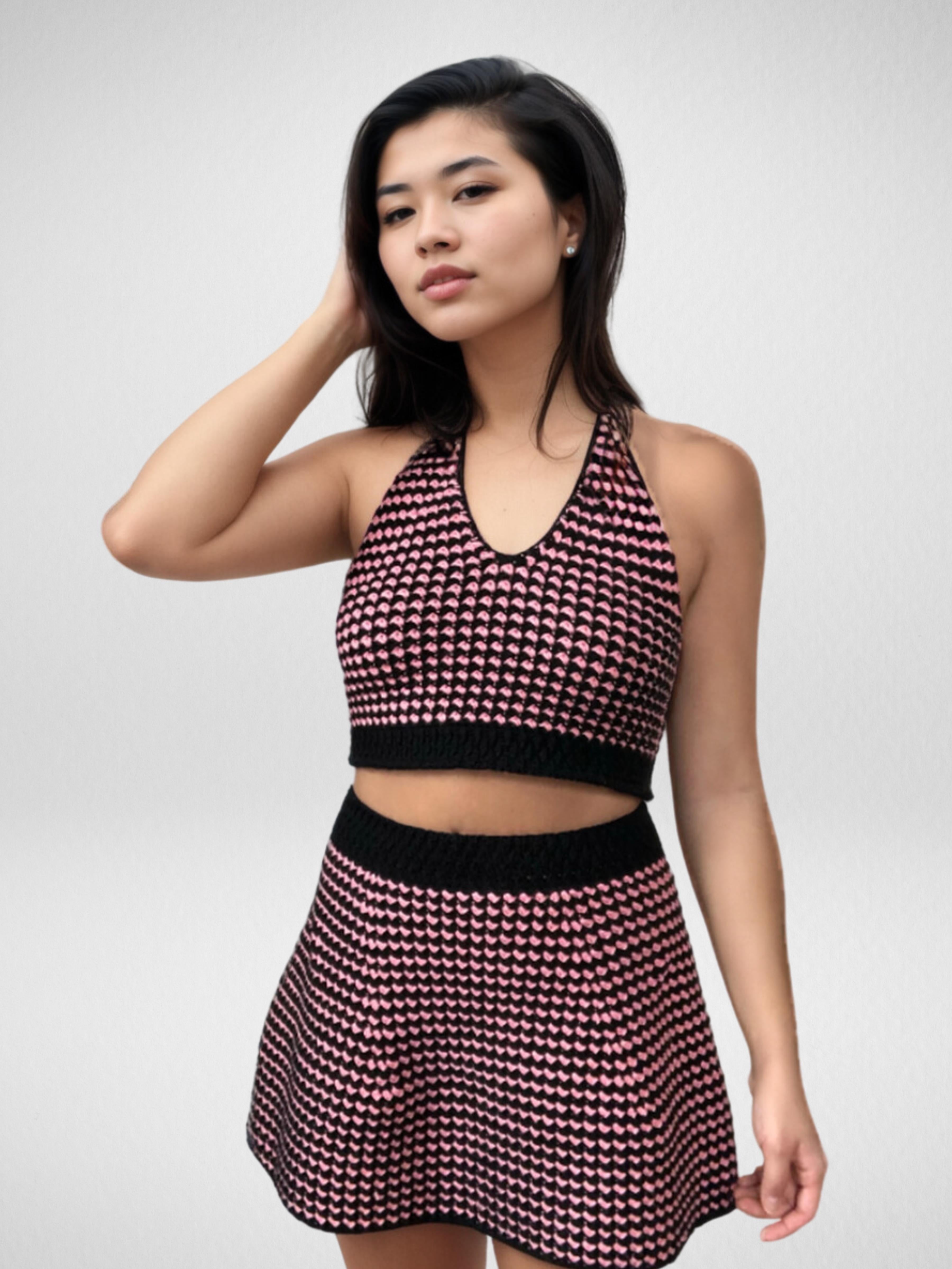 Diamond Stitch Two-Piece