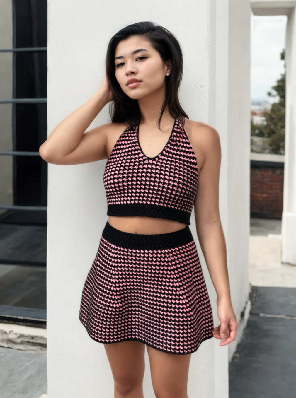 Diamond Stitch Two-Piece