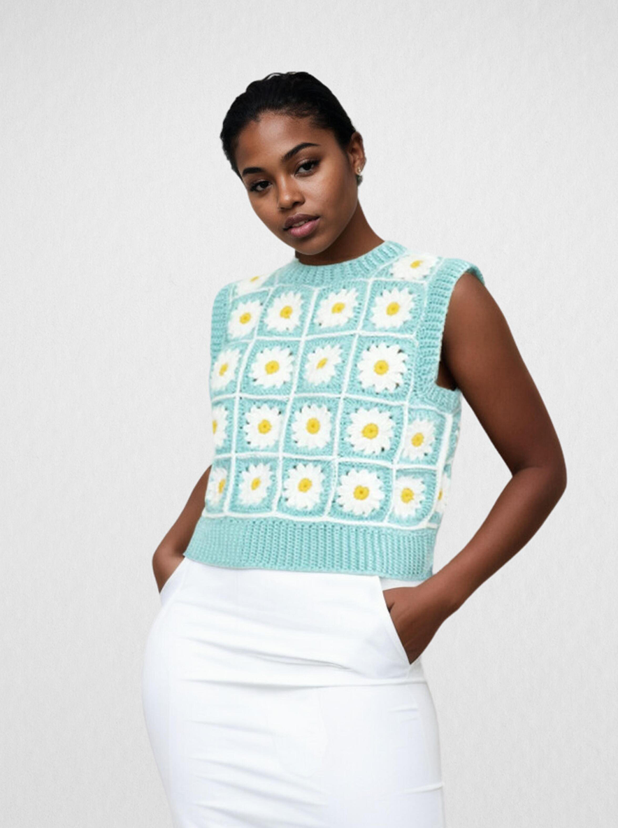 Spring Daisy Chain Vest