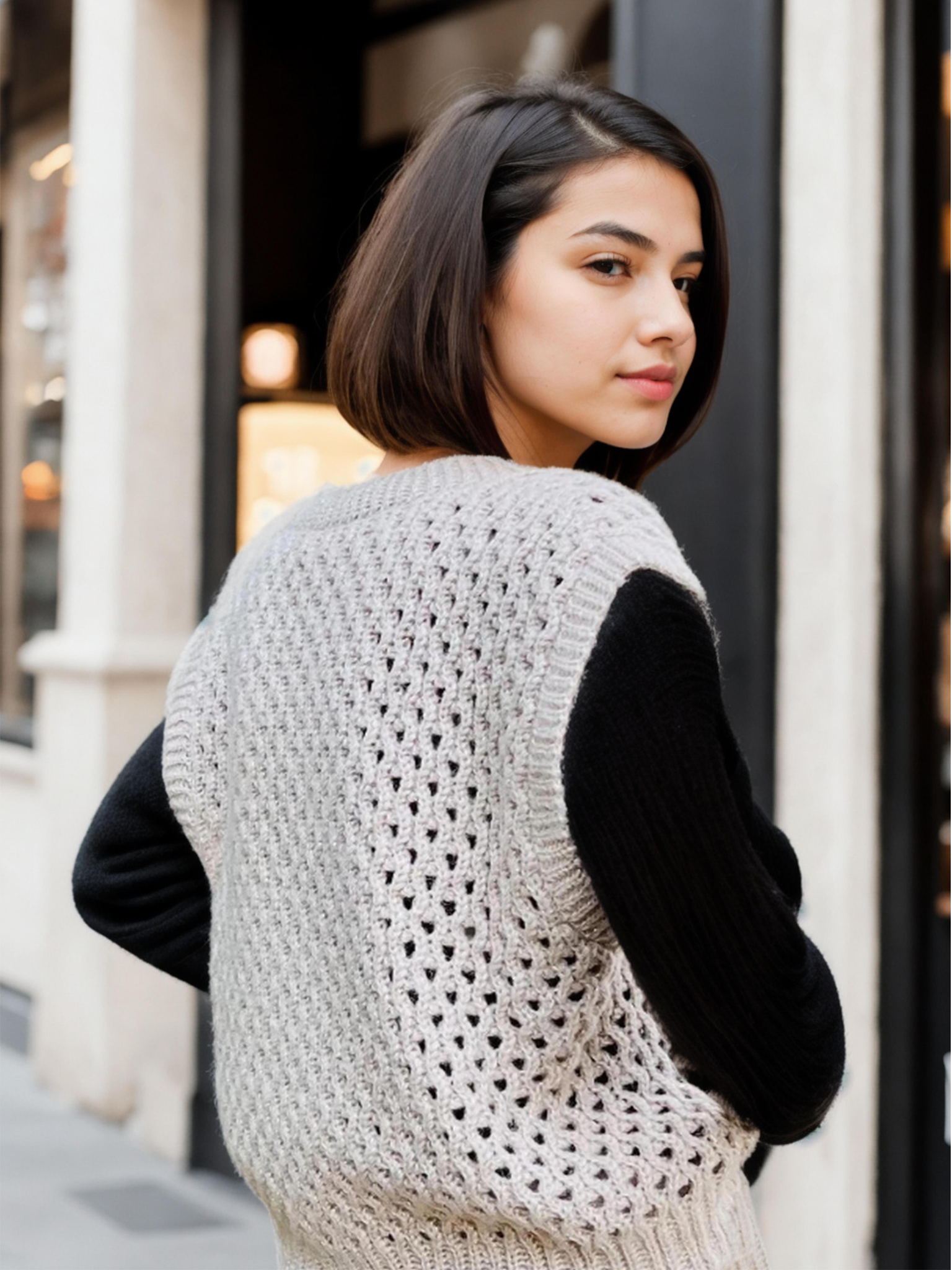 Neutral Meshwork Vest