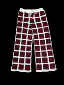 Christmas Granny Square Patchwork Pants